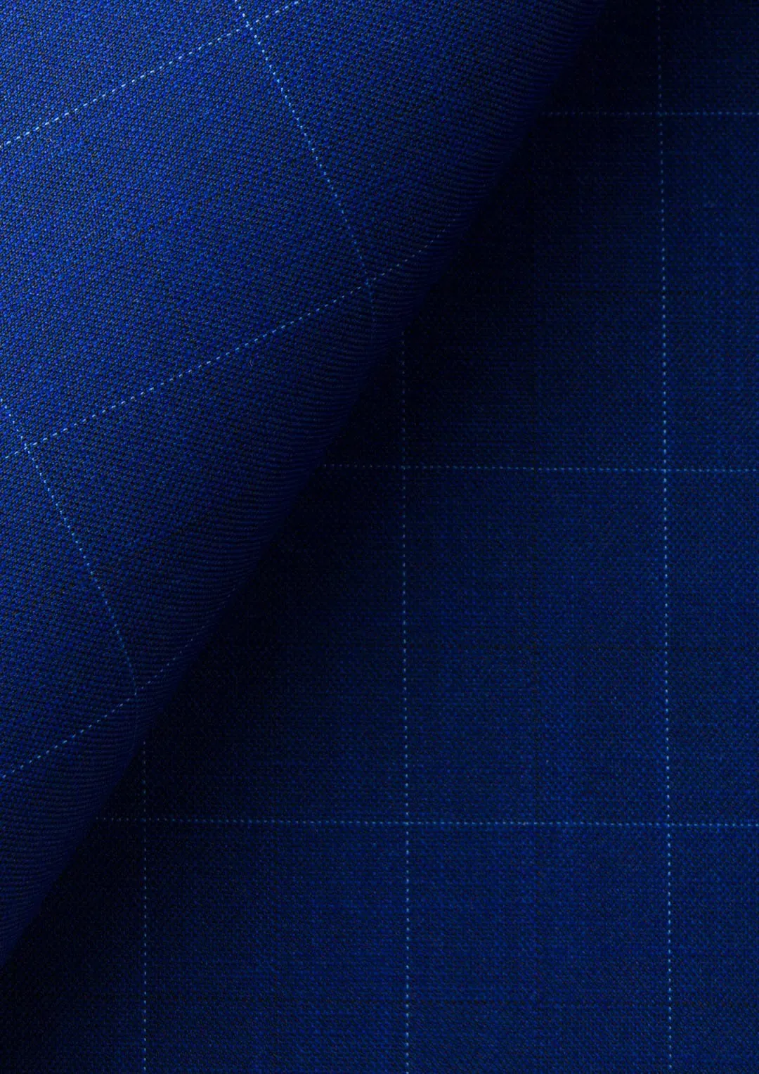 Regal Blue Windowpane Vest