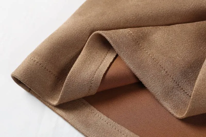 Runaway Baby Suede Mini Skirts