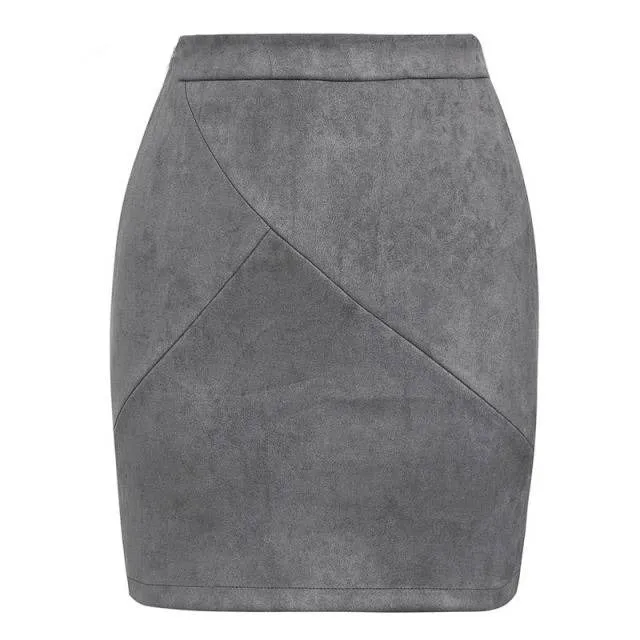 Runaway Baby Suede Mini Skirts