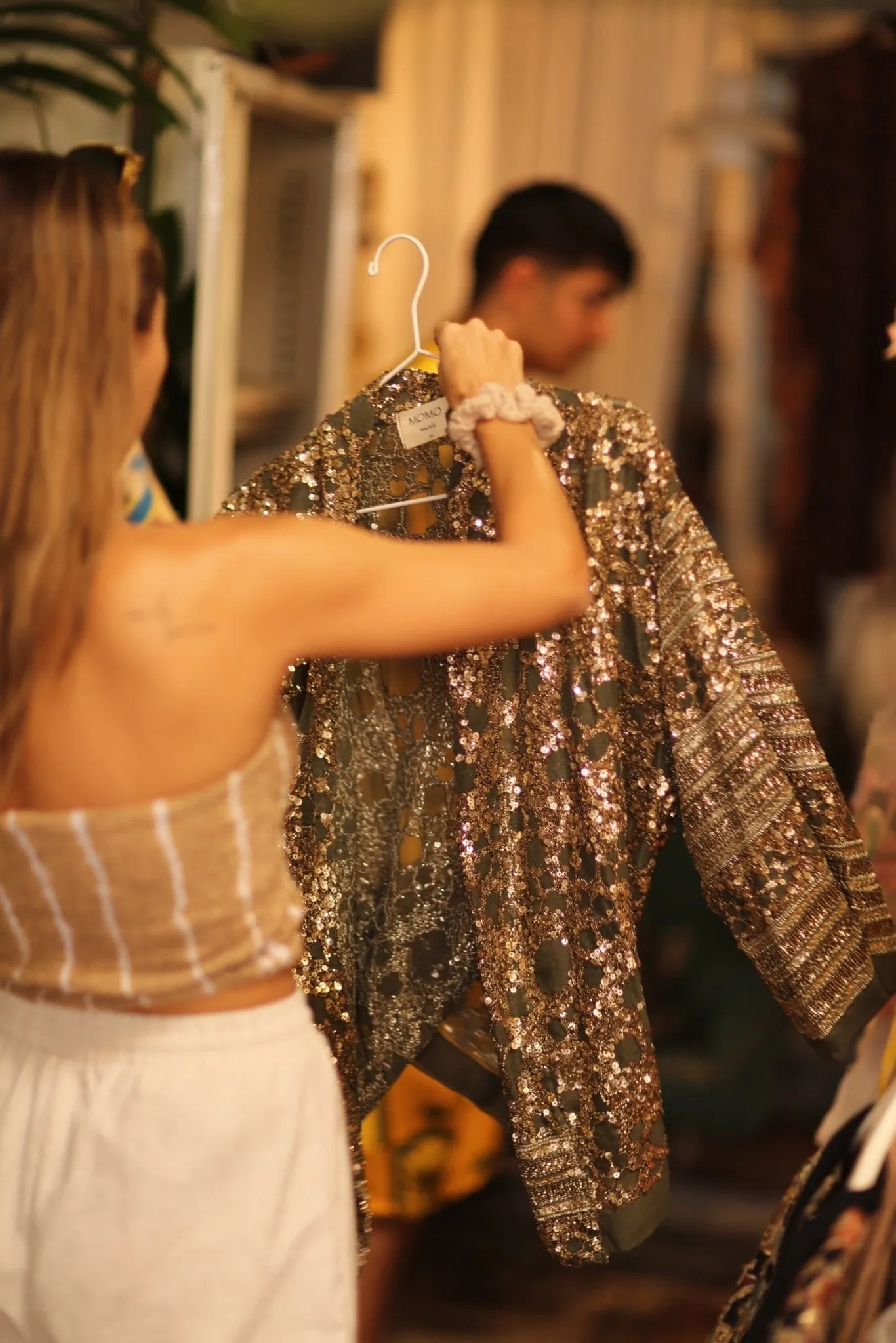 SHORT EMBROIDERED SILK KIMONO LIZ