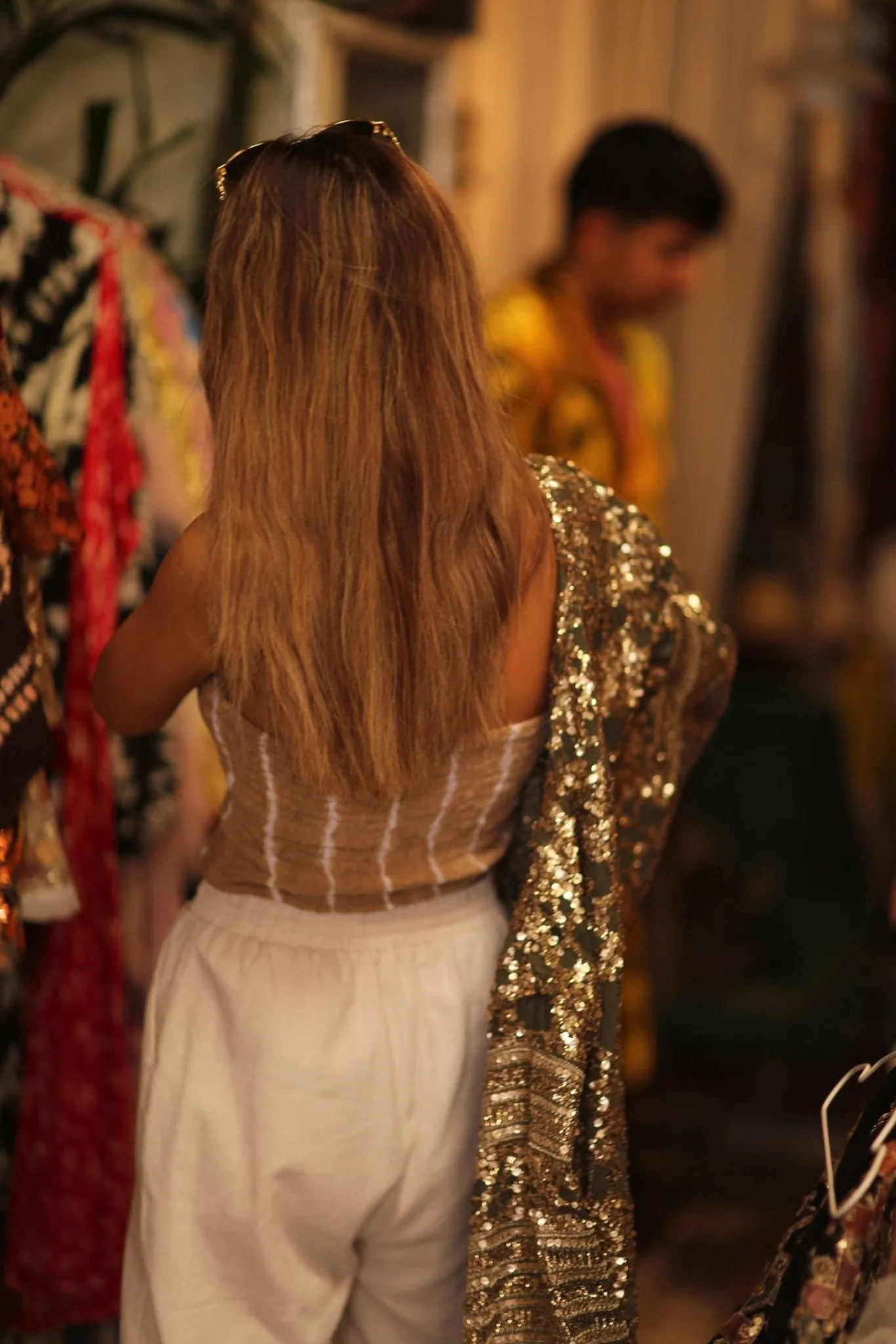 SHORT EMBROIDERED SILK KIMONO LIZ