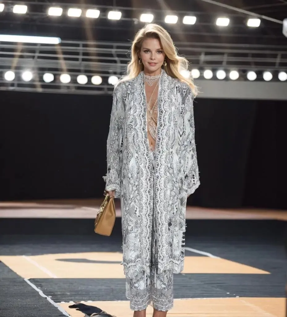 Silk Embellished Kimono Jacket- Egyptian