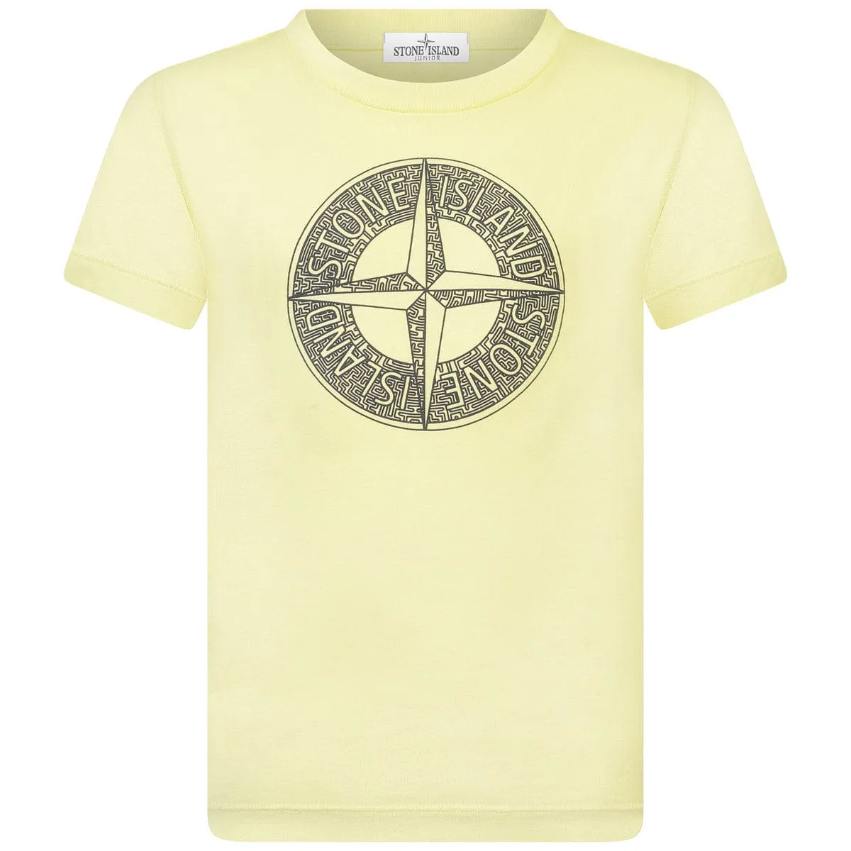 Stone Island Junior Boys T-Shirt  -  Cotton Logo T-Shirt