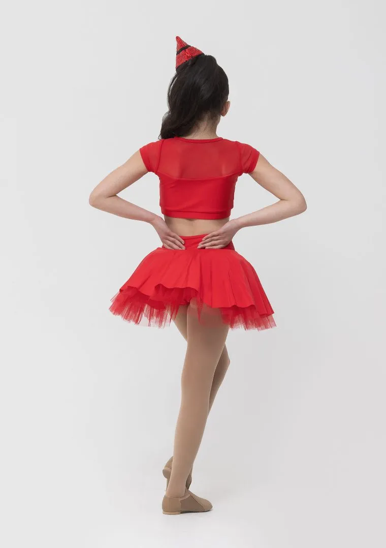 Studio 7 Skater Skirt | Red