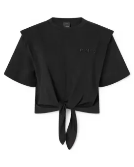T-shirt Corta con Nodo Davanti