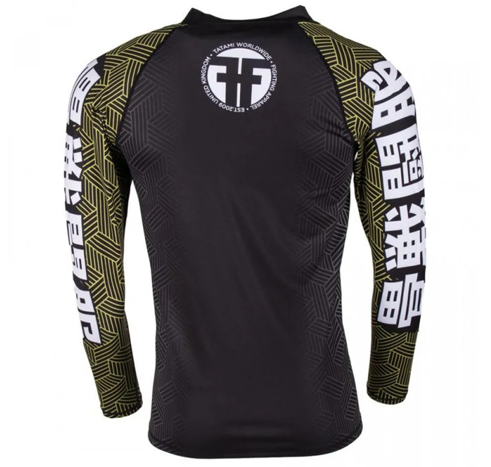 Tatami "Kanji" Rash Guard - Yellow