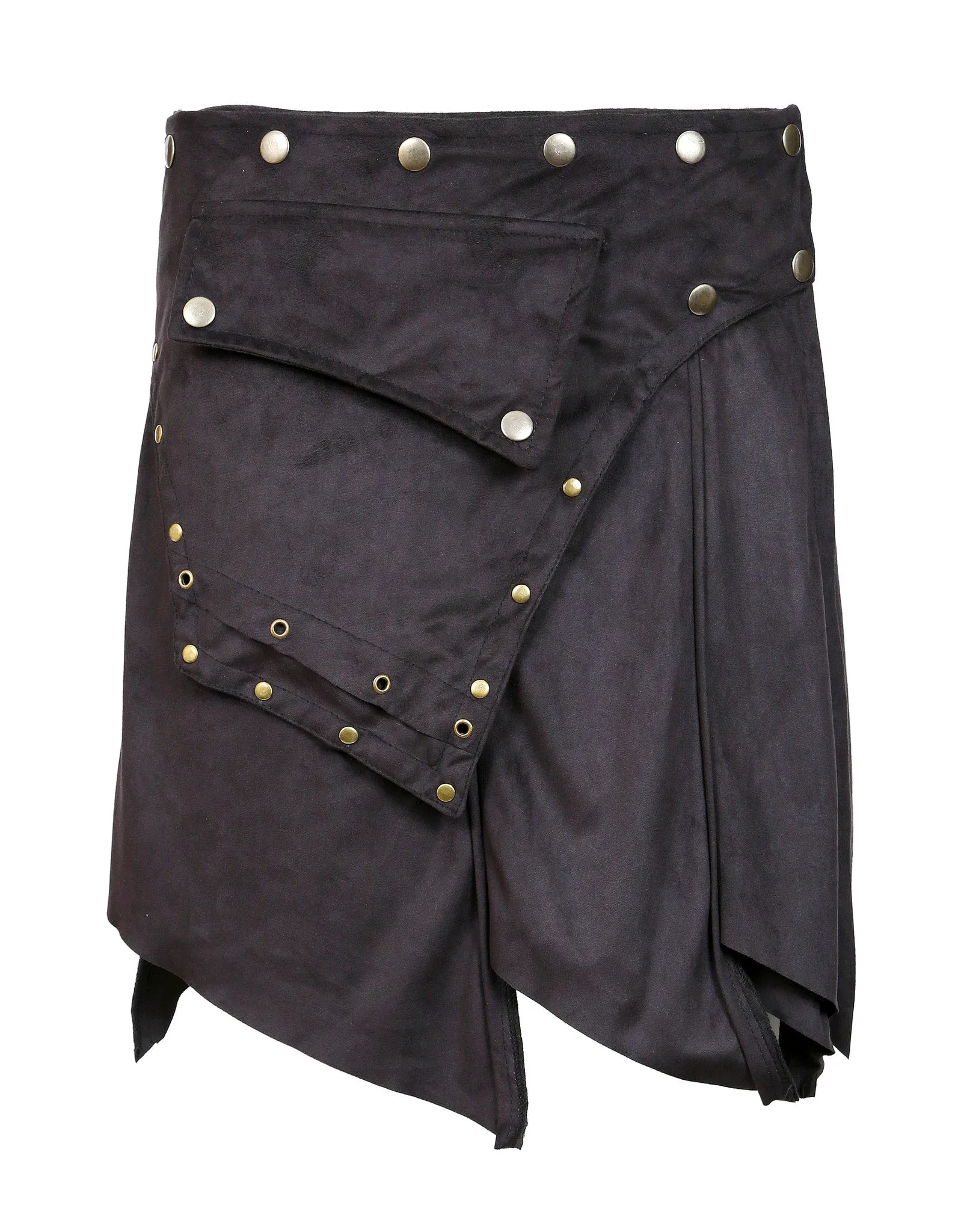 TATTOPANI-swede-mini-skirt-wrap-around-style-with-botton-closure-design