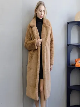 Teddy Fleece Maxi Coat