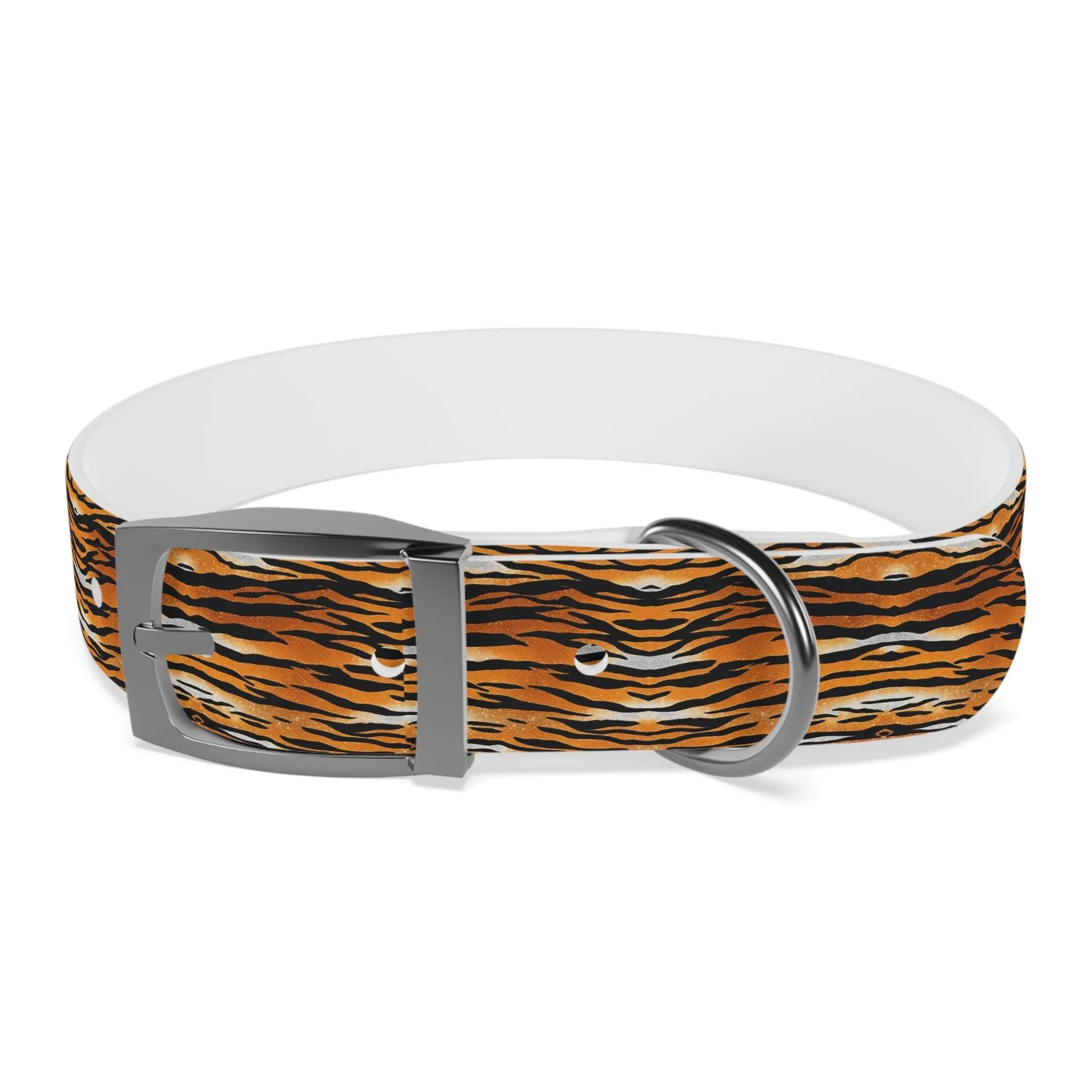 Tiger Print Dog Collar