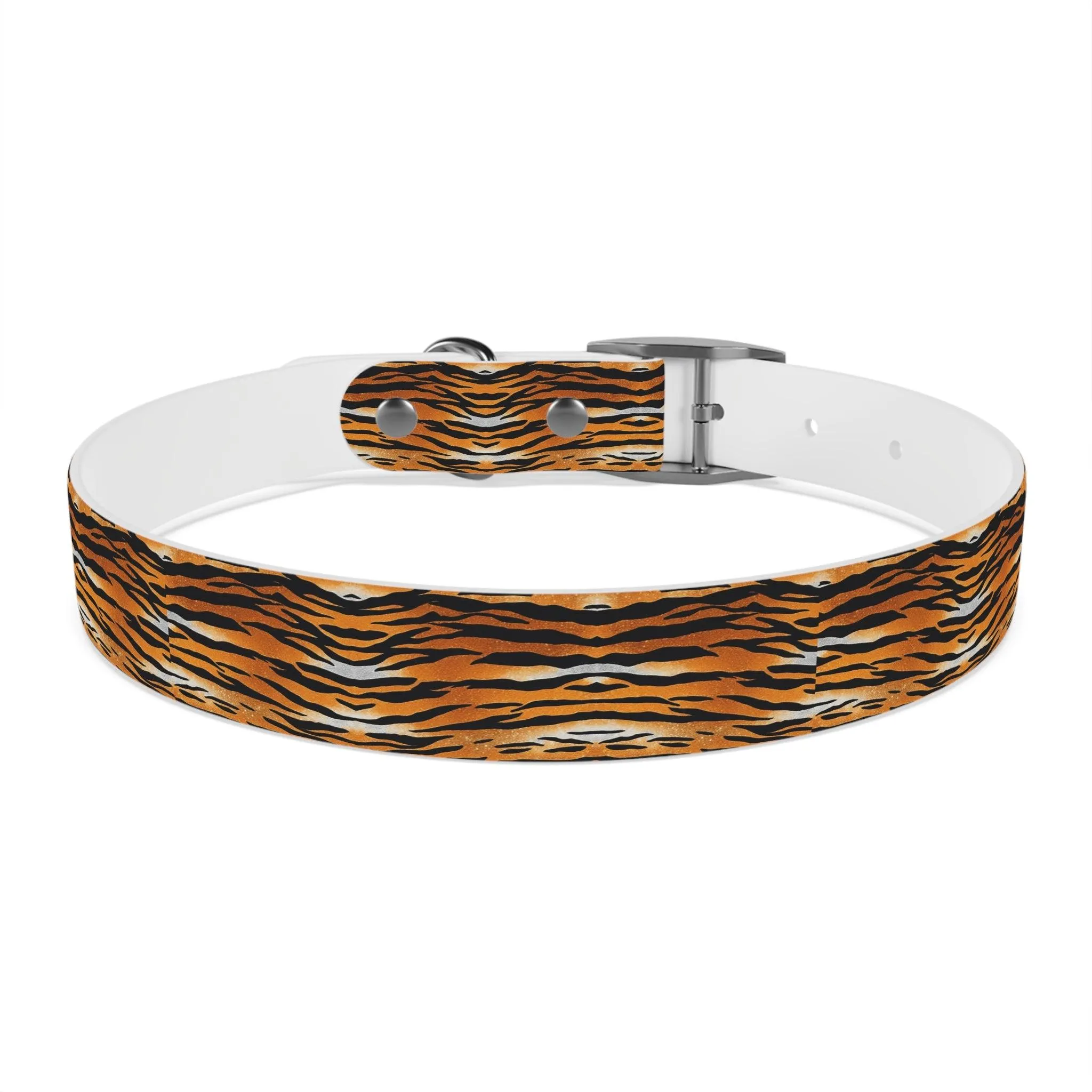 Tiger Print Dog Collar