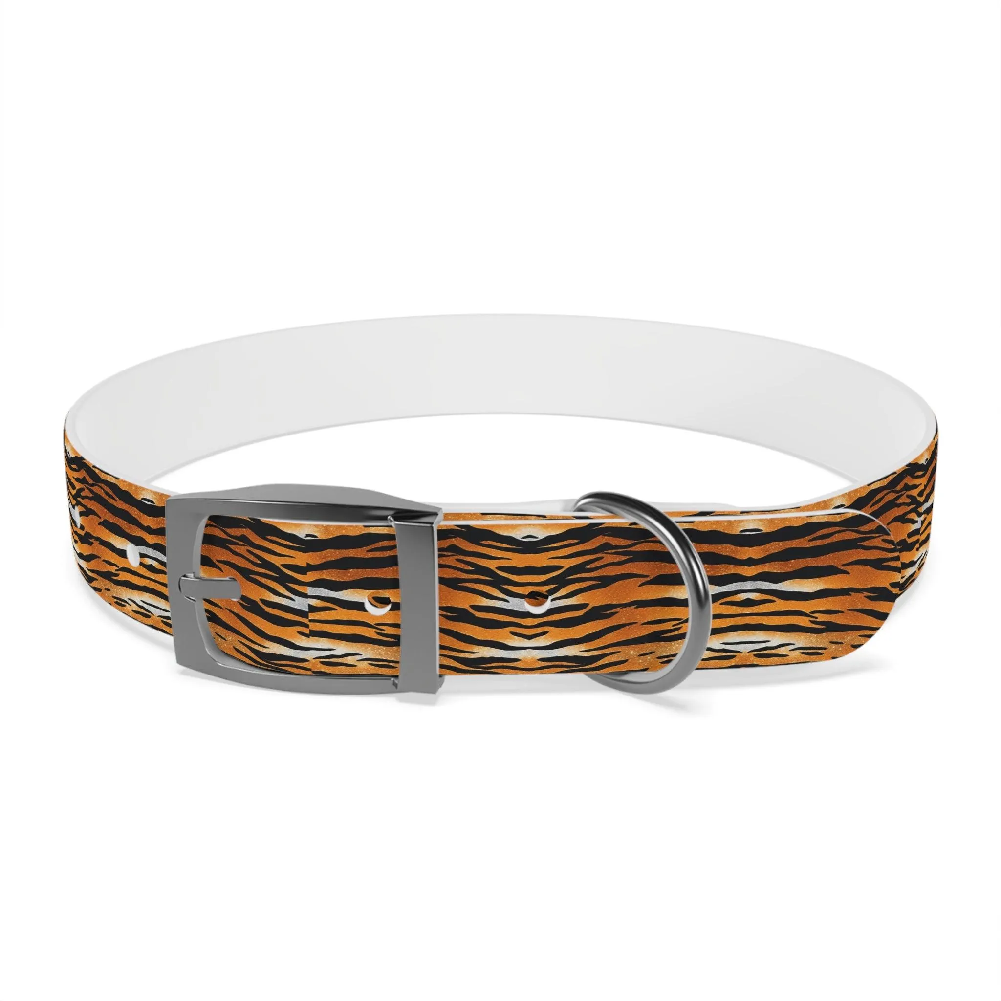 Tiger Print Dog Collar