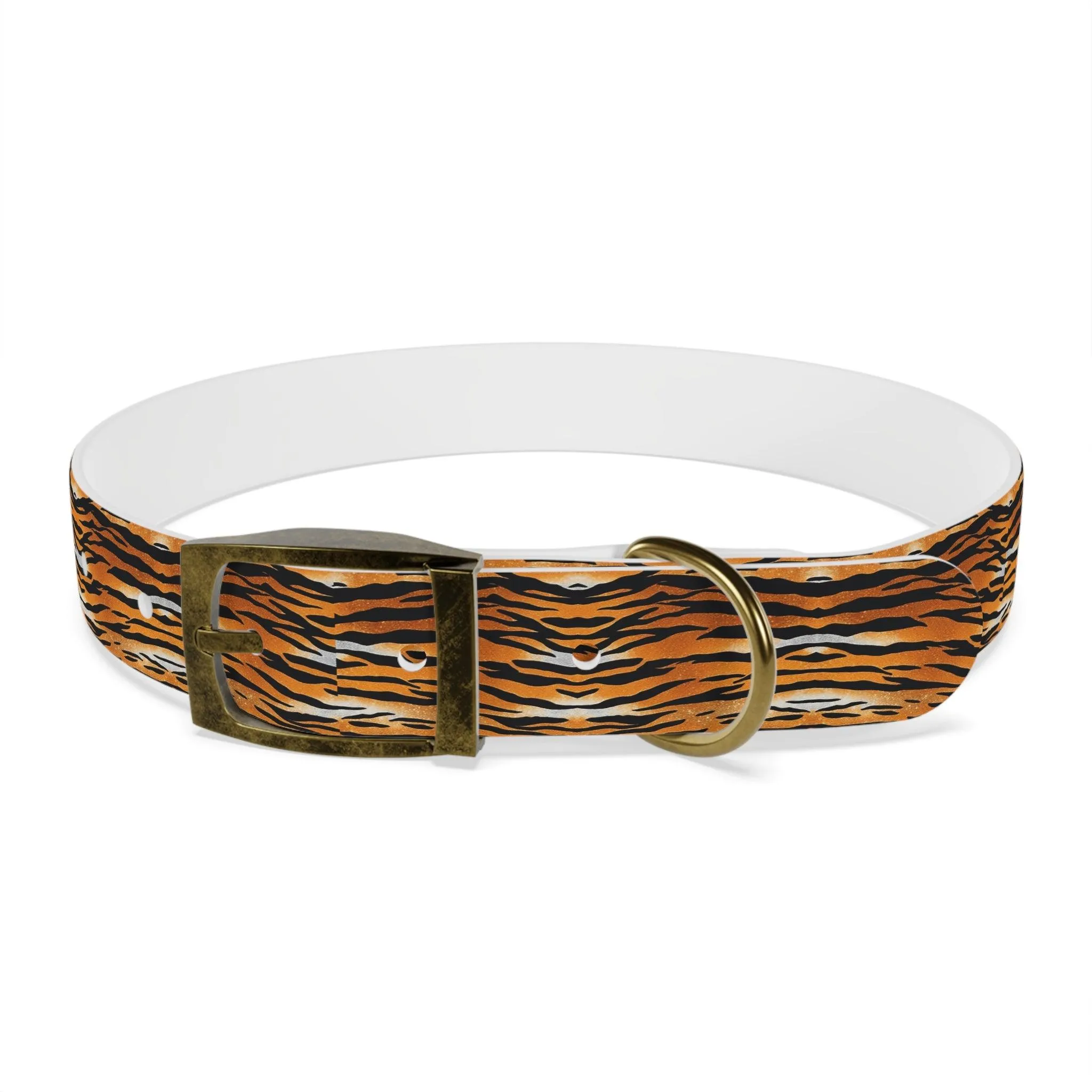 Tiger Print Dog Collar
