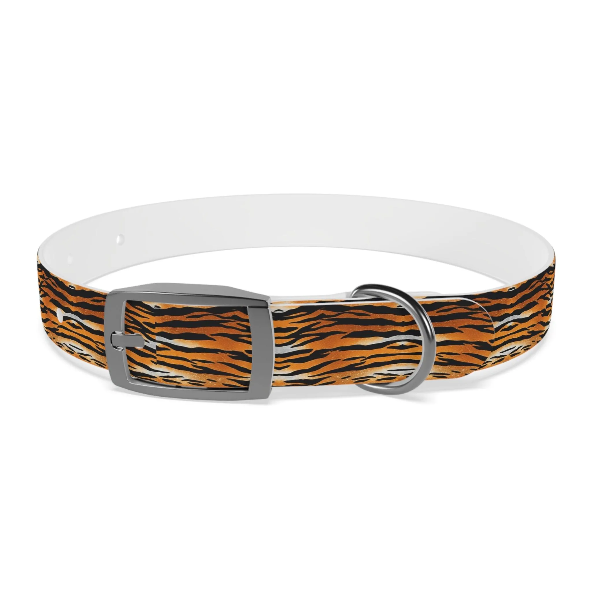Tiger Print Dog Collar