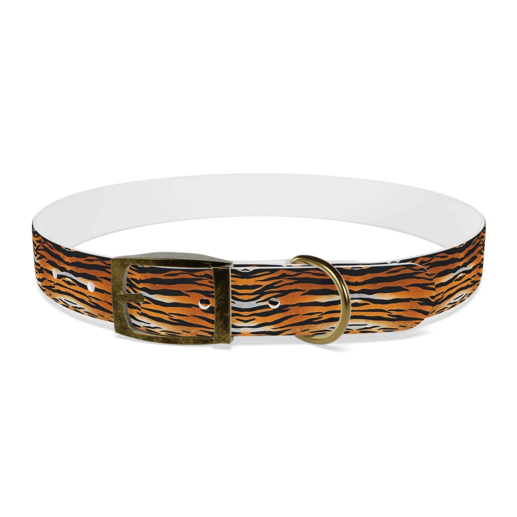 Tiger Print Dog Collar