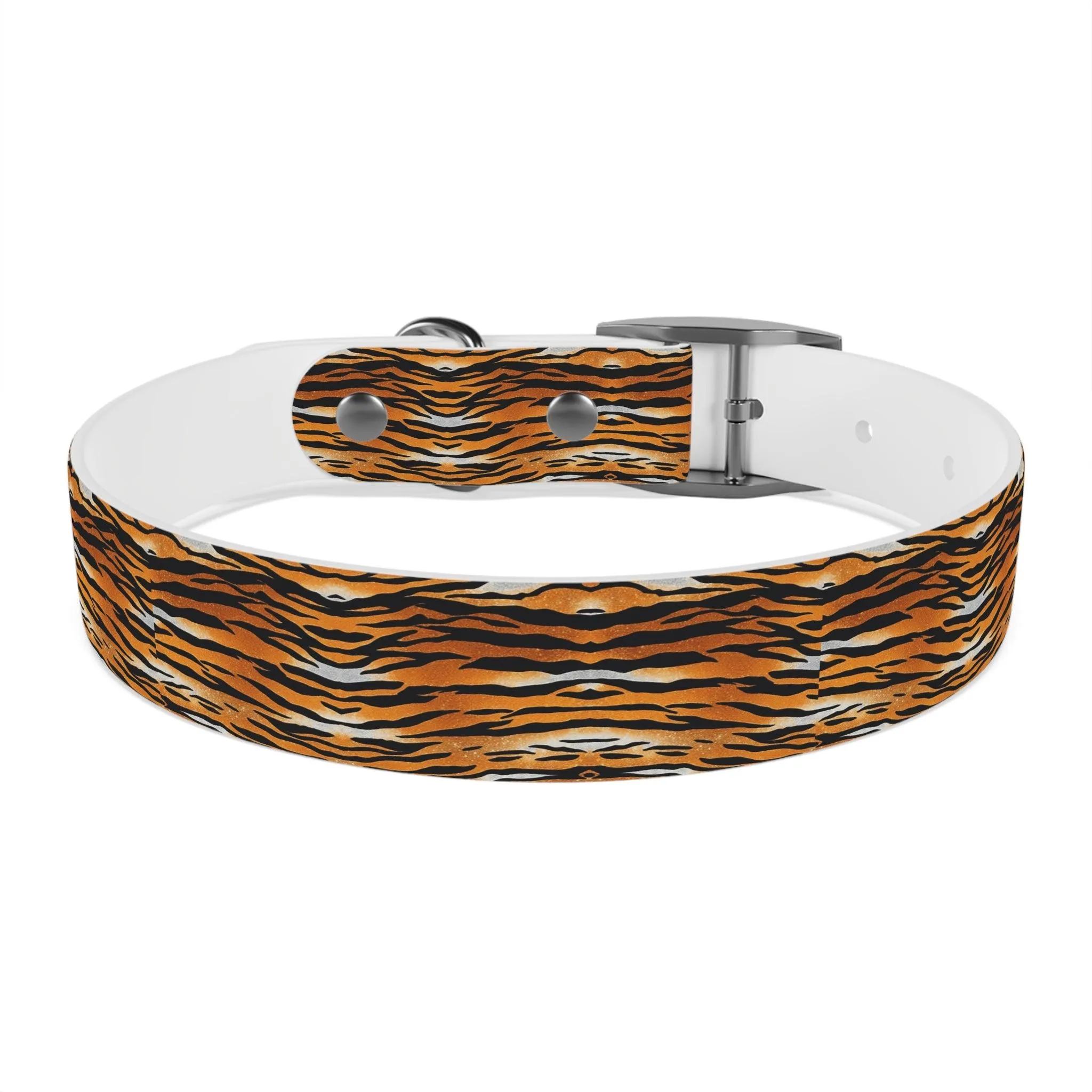 Tiger Print Dog Collar