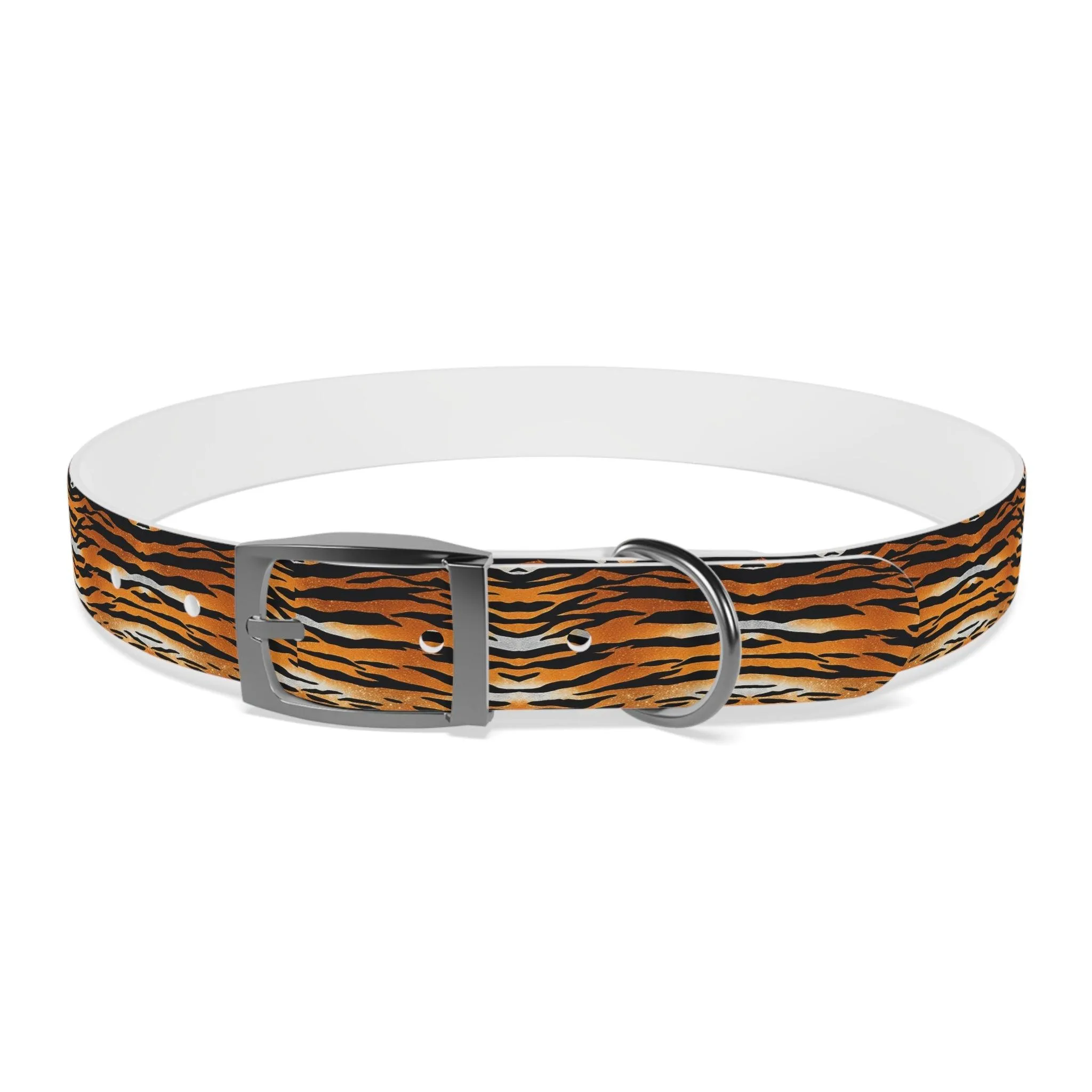 Tiger Print Dog Collar