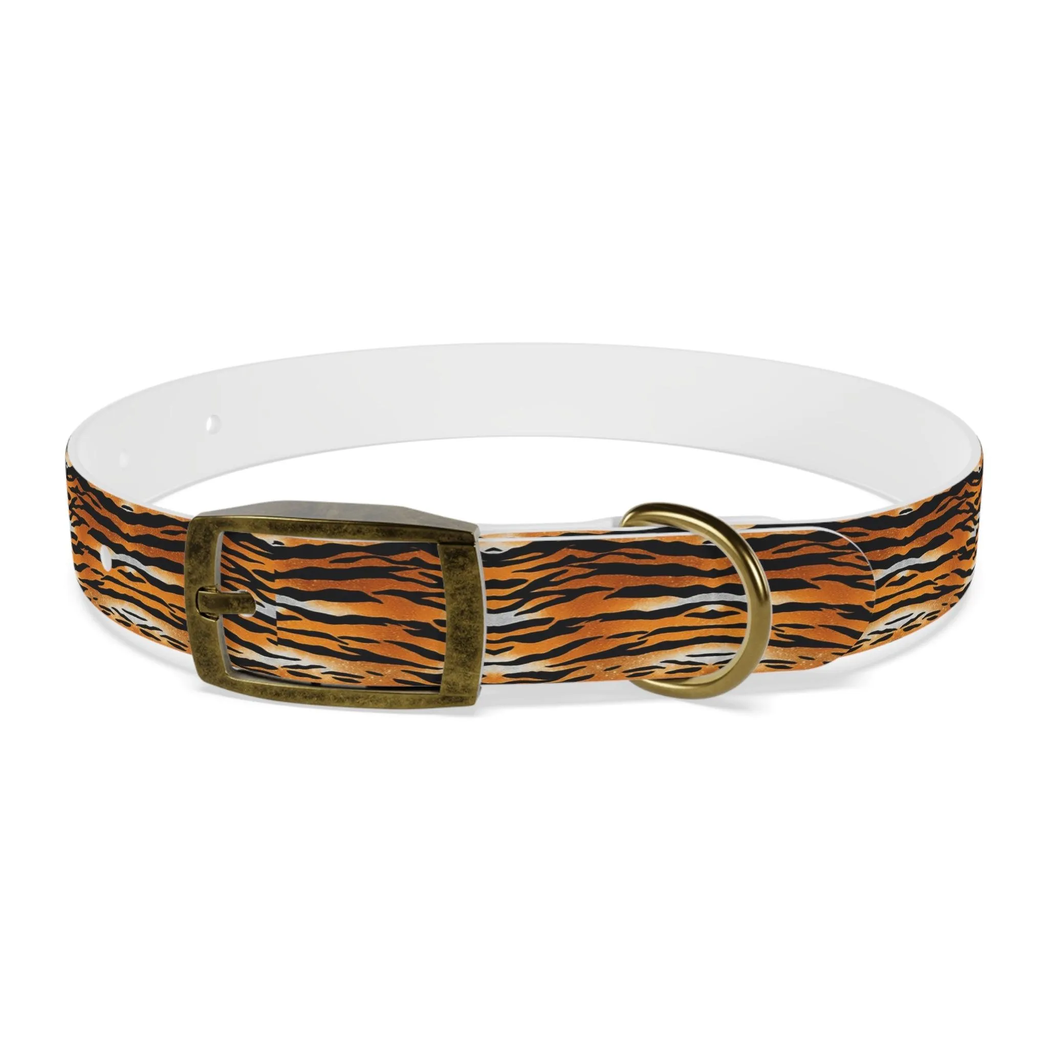 Tiger Print Dog Collar