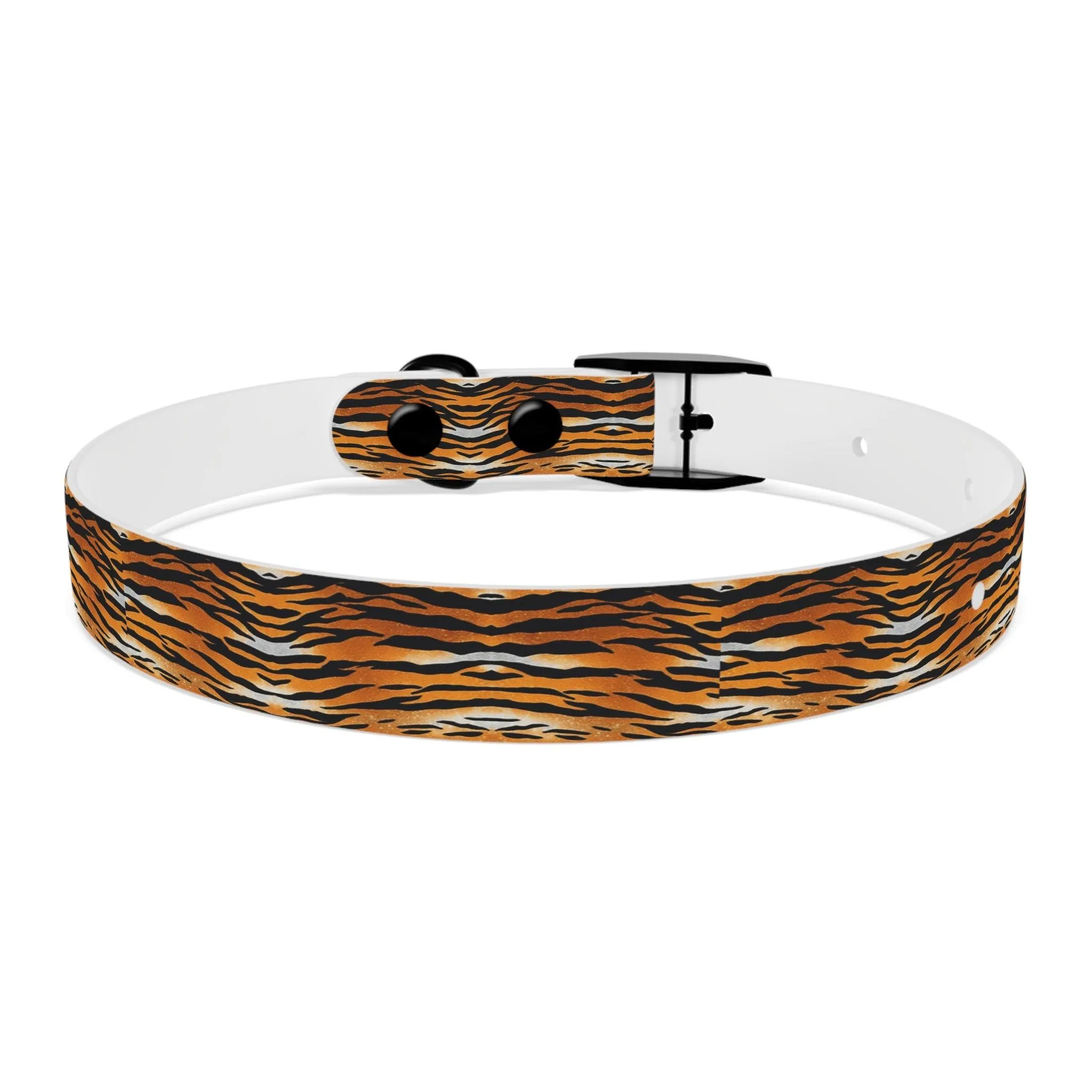 Tiger Print Dog Collar