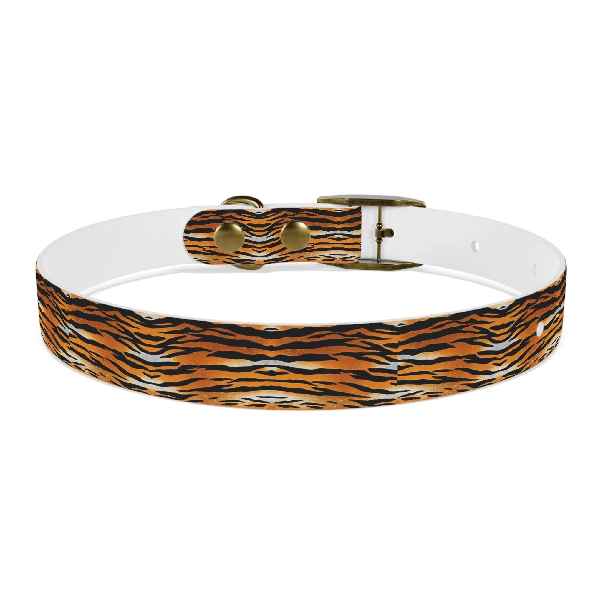 Tiger Print Dog Collar