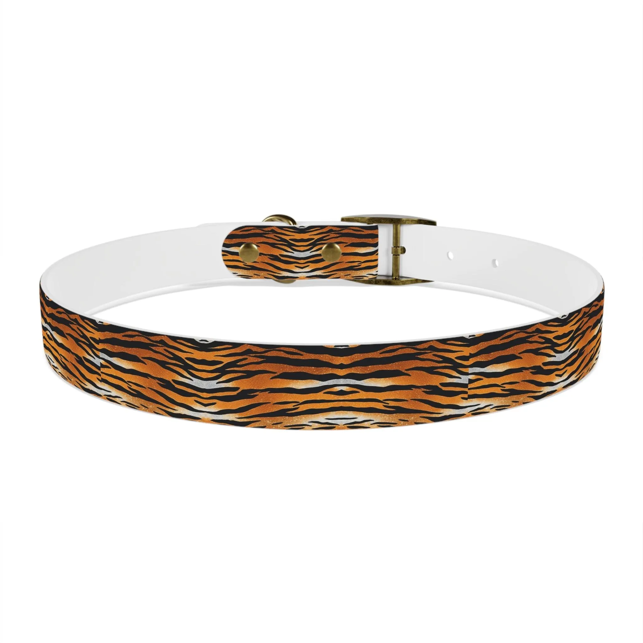 Tiger Print Dog Collar