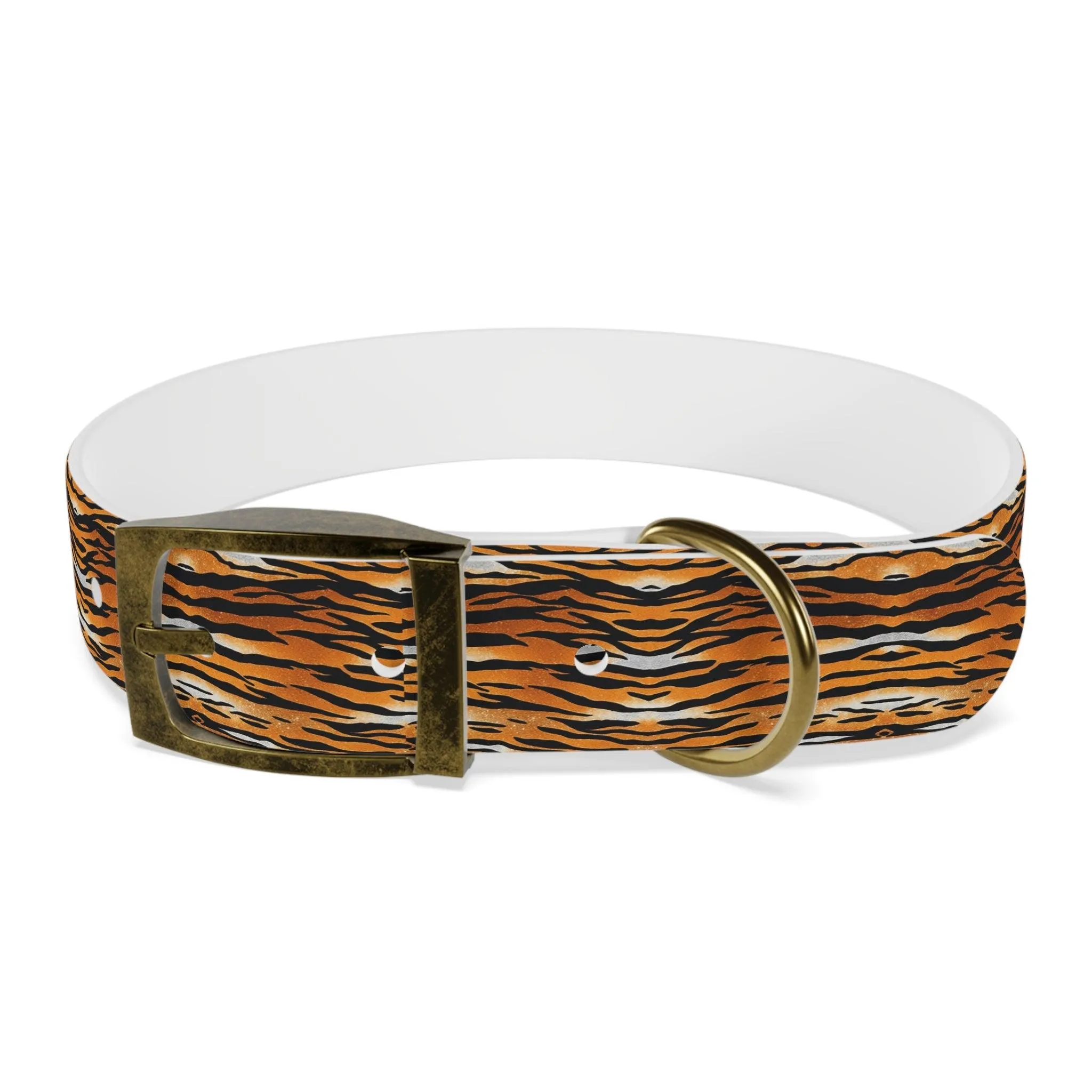 Tiger Print Dog Collar