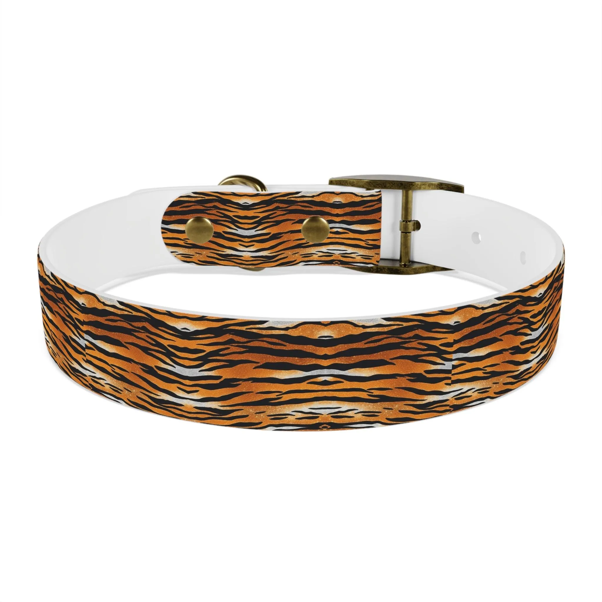Tiger Print Dog Collar
