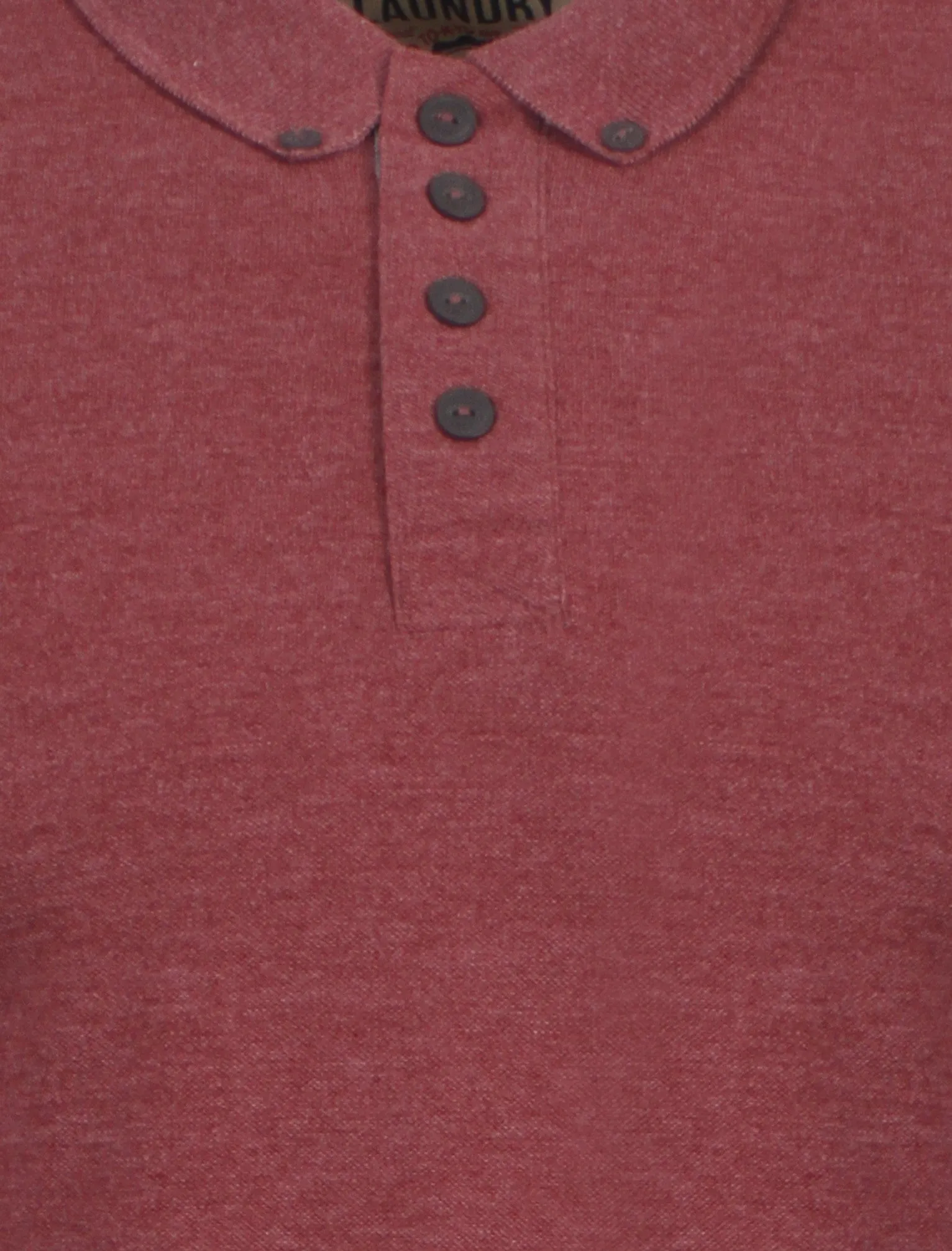 Tokyo Laundry Lowell long sleeved polo in red
