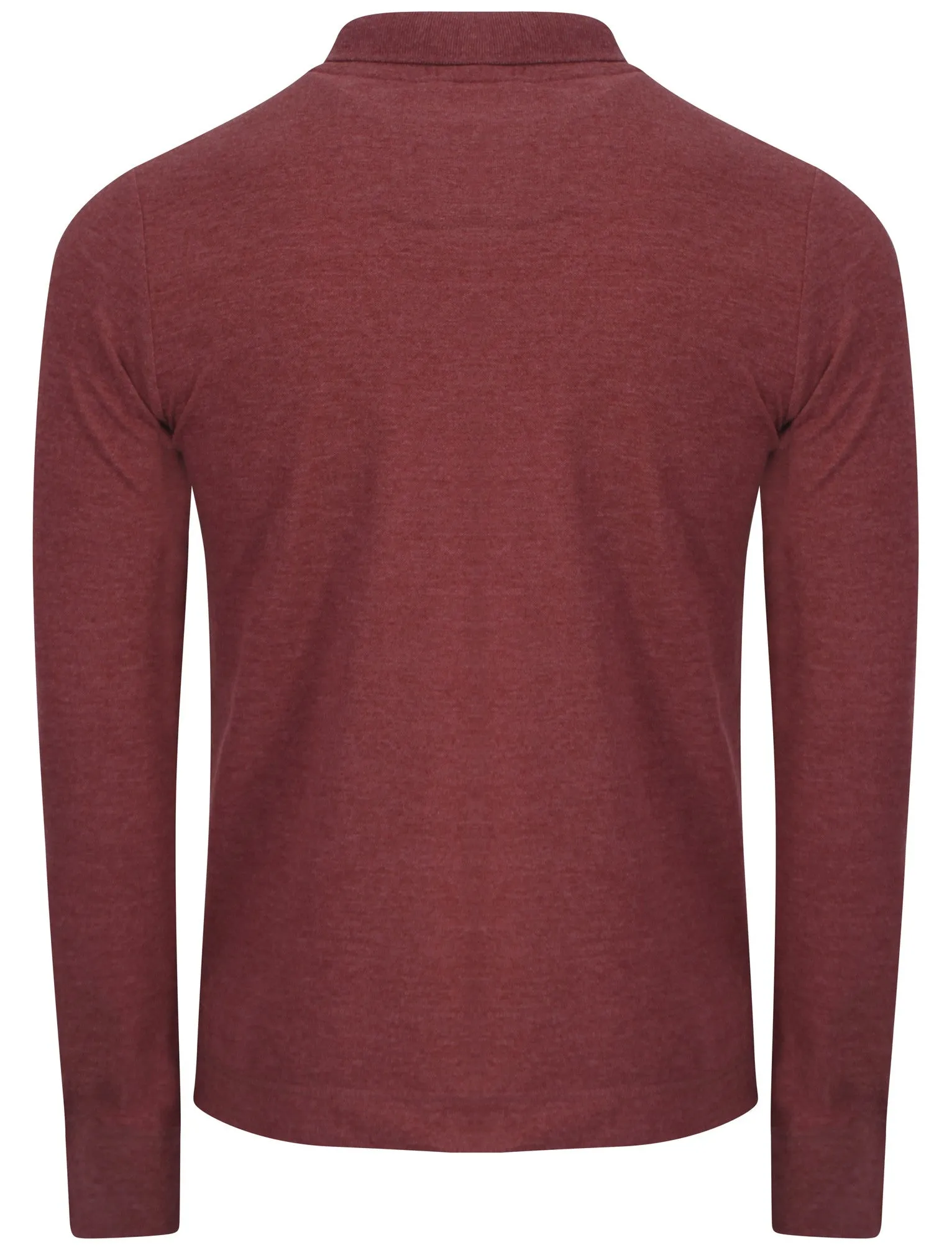 Tokyo Laundry Lowell long sleeved polo in red