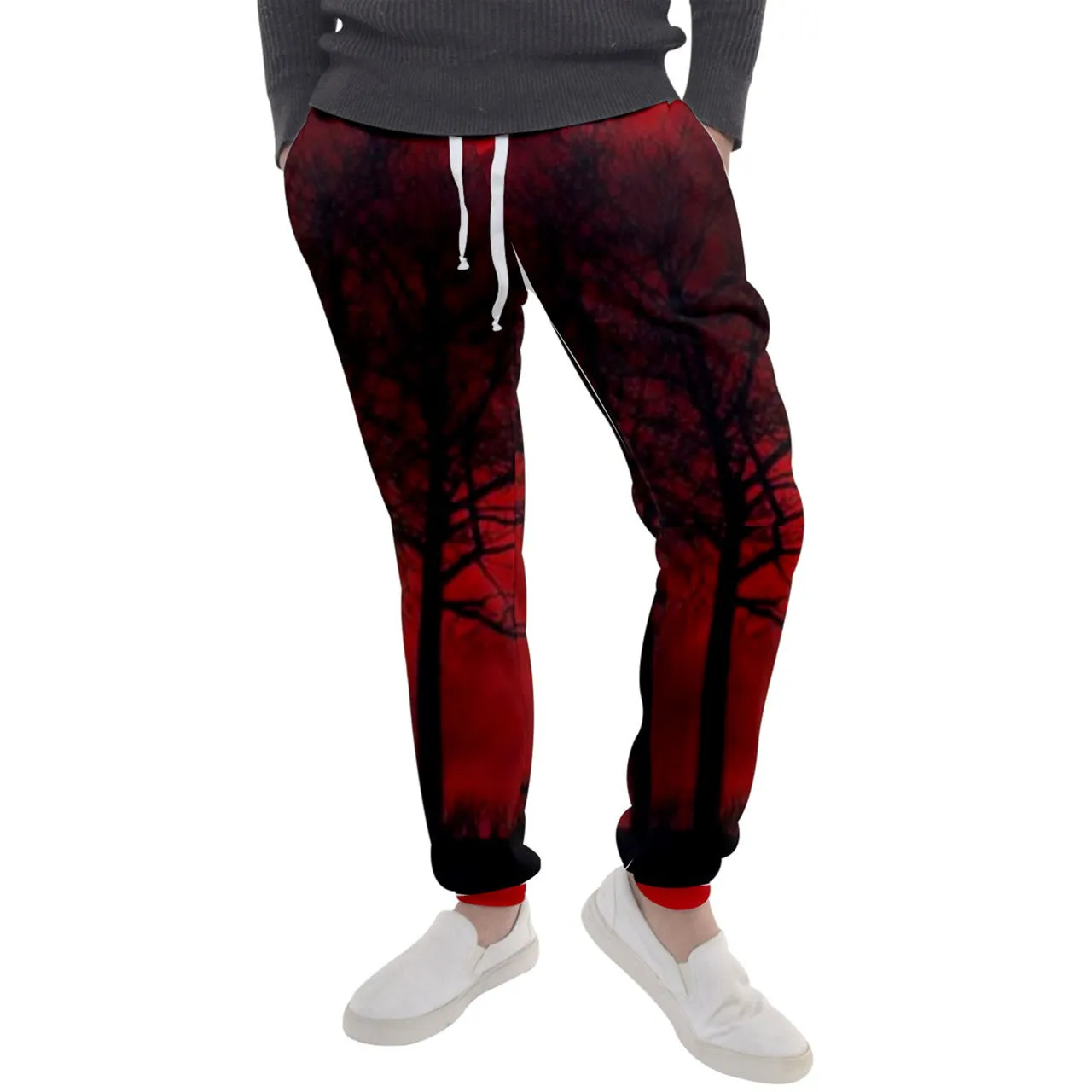 Tree Red & Black Men's Jogger Sweatpants