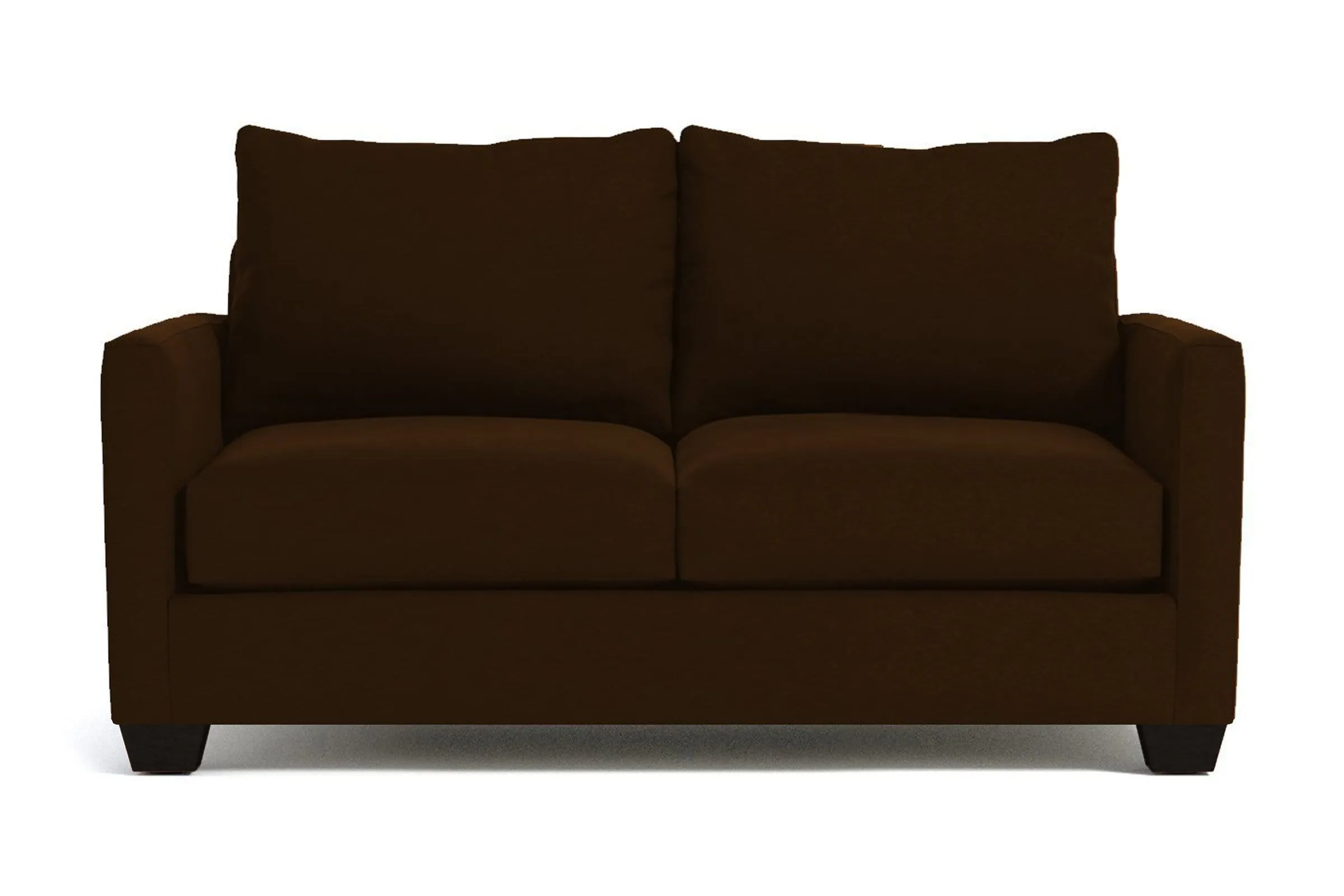 Tuxedo Apartment Size Sofa :: Leg Finish: Espresso / Size: Apartment Size - 69"w
