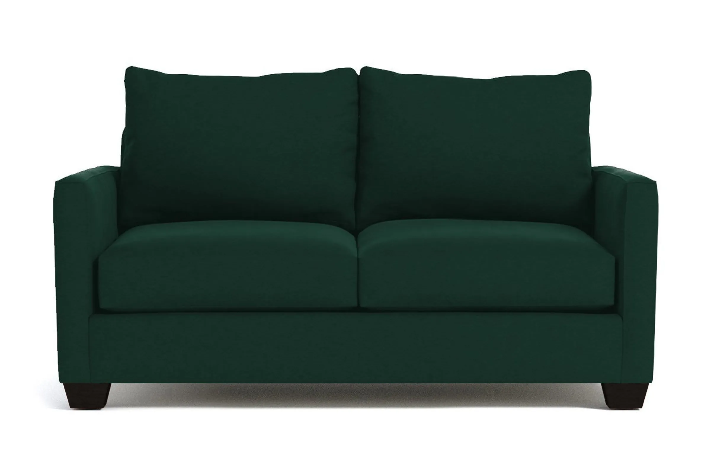 Tuxedo Apartment Size Sofa :: Leg Finish: Espresso / Size: Apartment Size - 69"w
