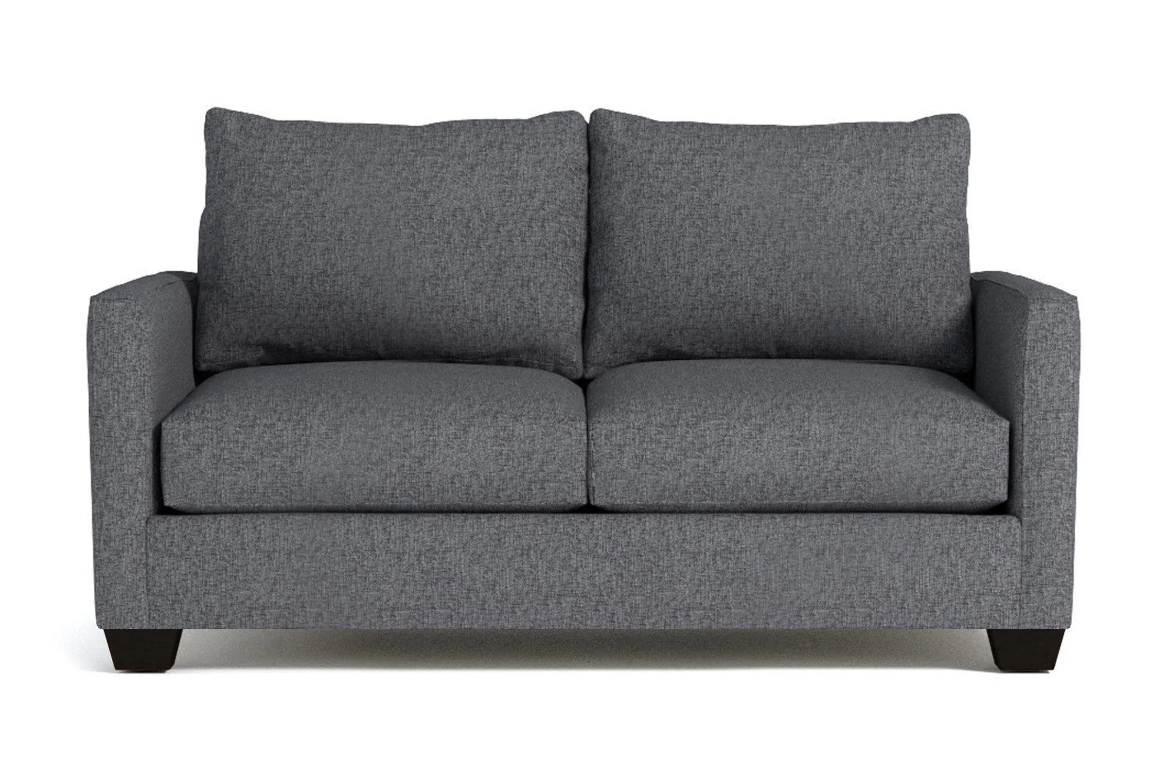 Tuxedo Apartment Size Sofa :: Leg Finish: Espresso / Size: Apartment Size - 69"w