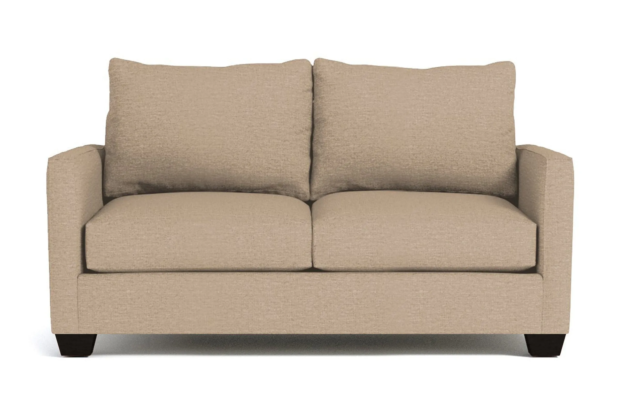 Tuxedo Apartment Size Sofa :: Leg Finish: Espresso / Size: Apartment Size - 69"w