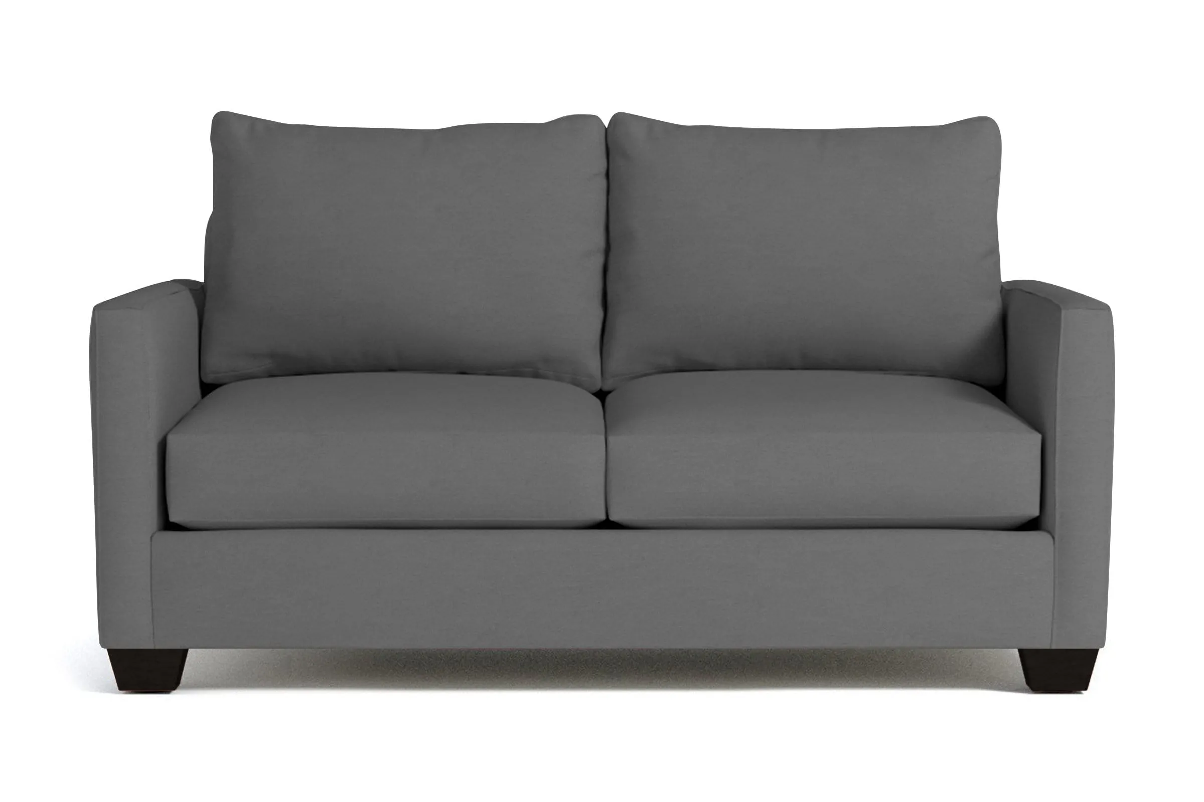 Tuxedo Apartment Size Sofa :: Leg Finish: Espresso / Size: Apartment Size - 69"w