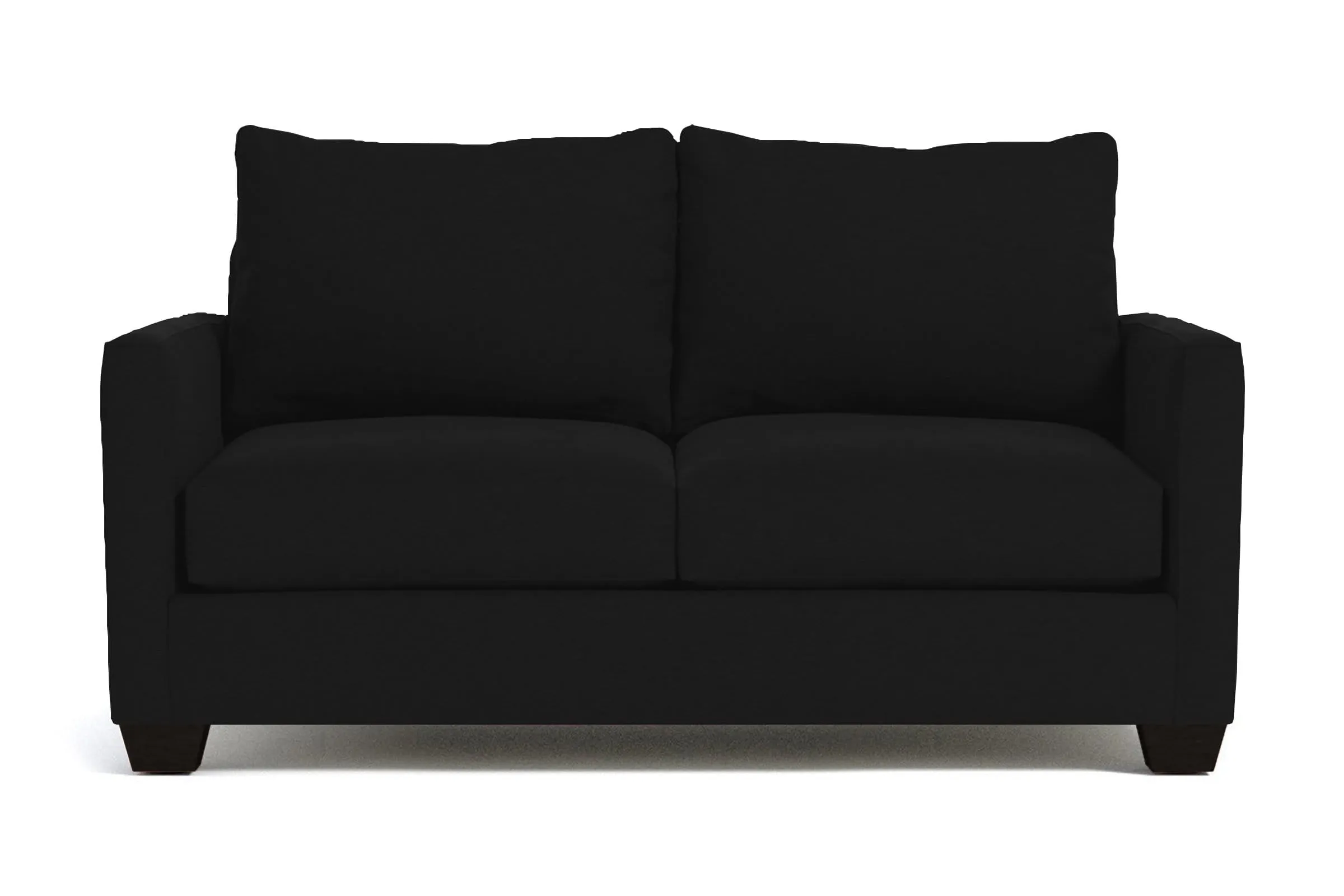 Tuxedo Apartment Size Sofa :: Leg Finish: Espresso / Size: Apartment Size - 69"w