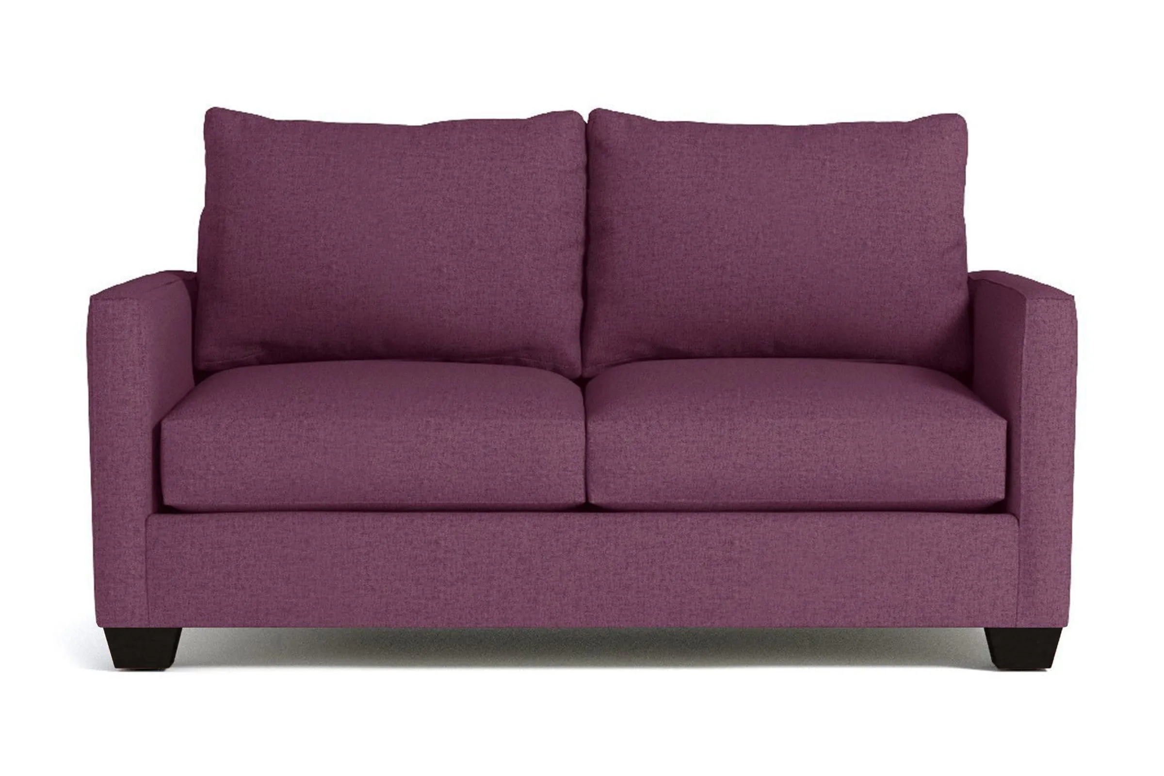 Tuxedo Apartment Size Sofa :: Leg Finish: Espresso / Size: Apartment Size - 69"w