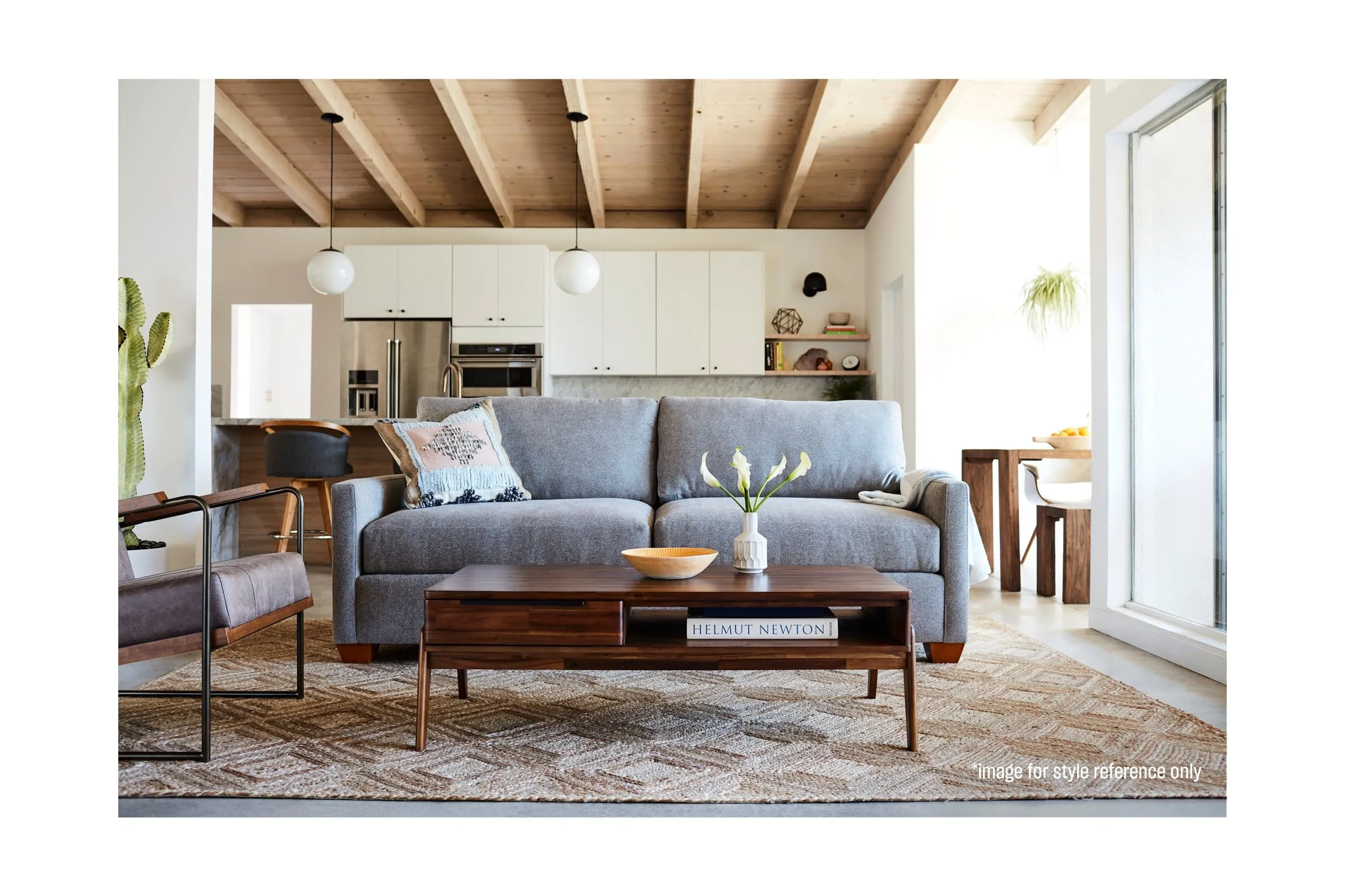 Tuxedo Apartment Size Sofa :: Leg Finish: Espresso / Size: Apartment Size - 69"w