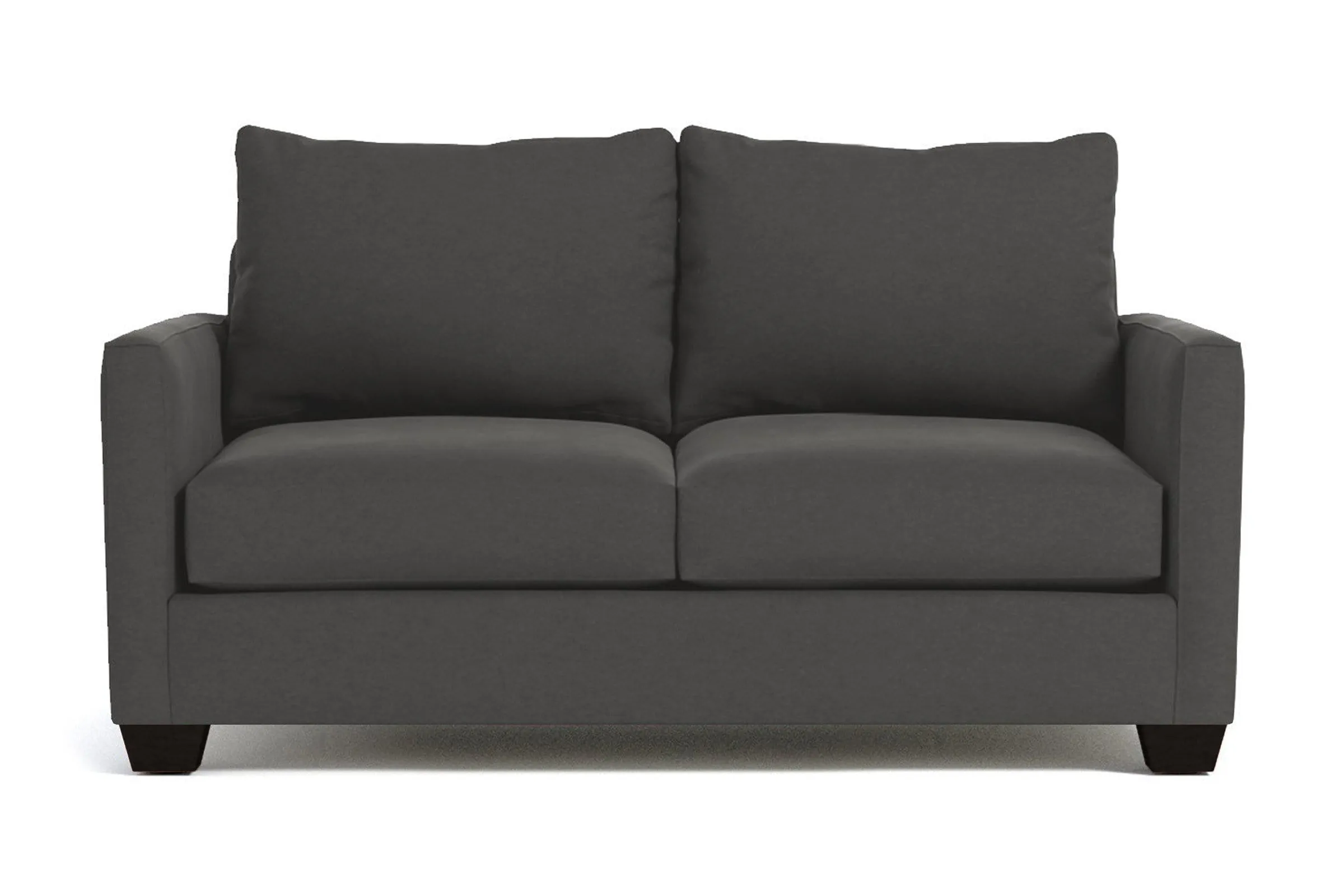 Tuxedo Apartment Size Sofa :: Leg Finish: Espresso / Size: Apartment Size - 69"w