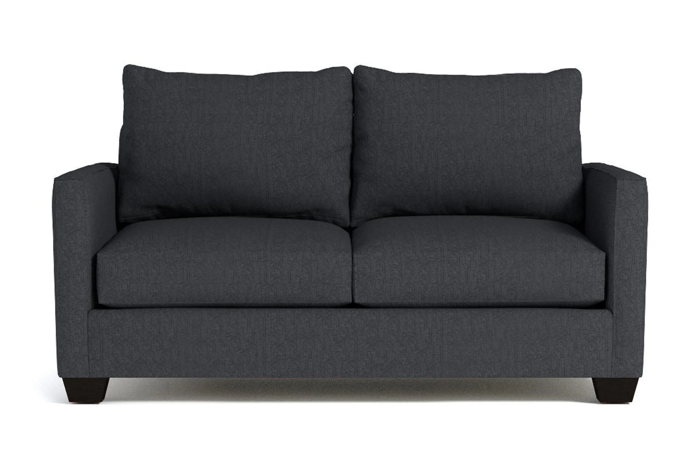 Tuxedo Apartment Size Sofa :: Leg Finish: Espresso / Size: Apartment Size - 69"w