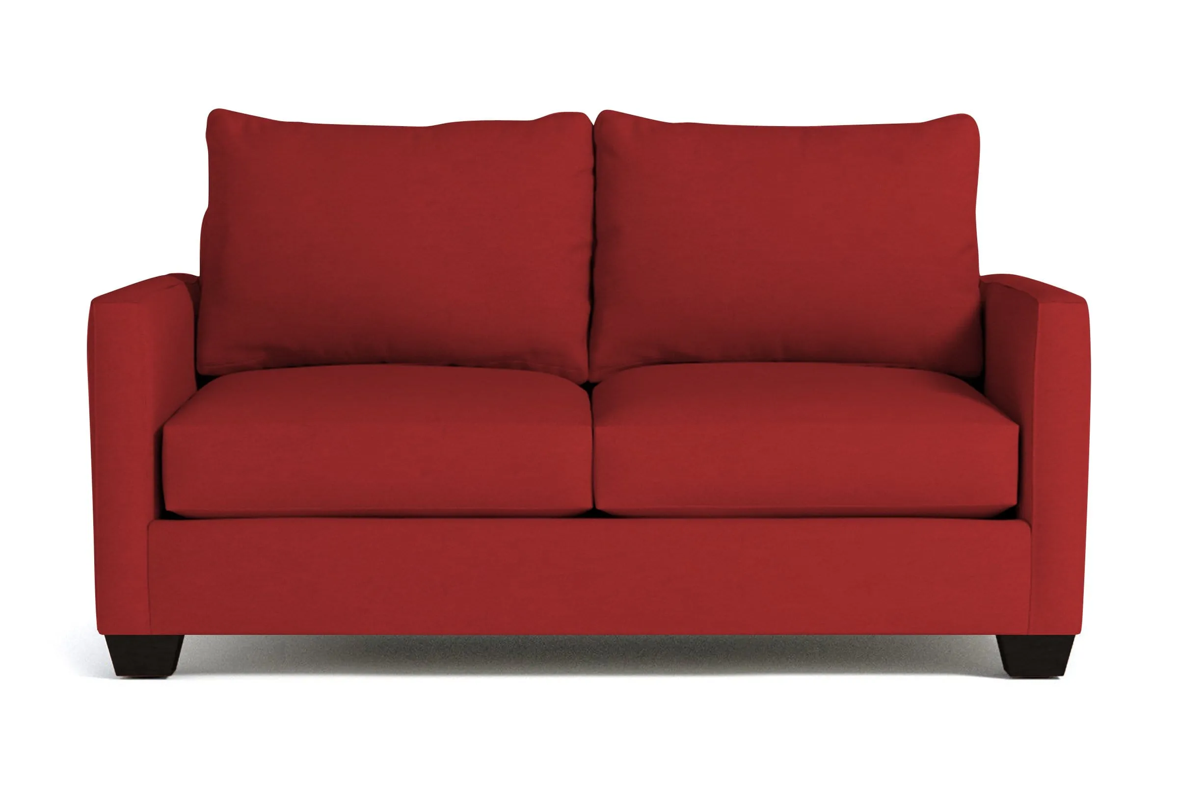 Tuxedo Apartment Size Sofa :: Leg Finish: Espresso / Size: Apartment Size - 69"w