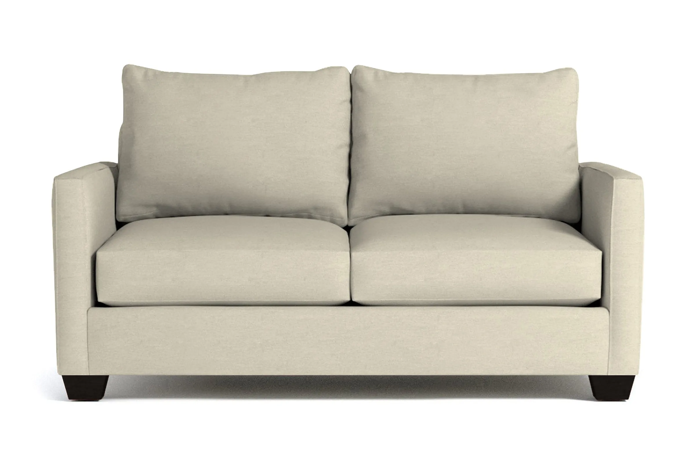 Tuxedo Apartment Size Sofa :: Leg Finish: Espresso / Size: Apartment Size - 69"w