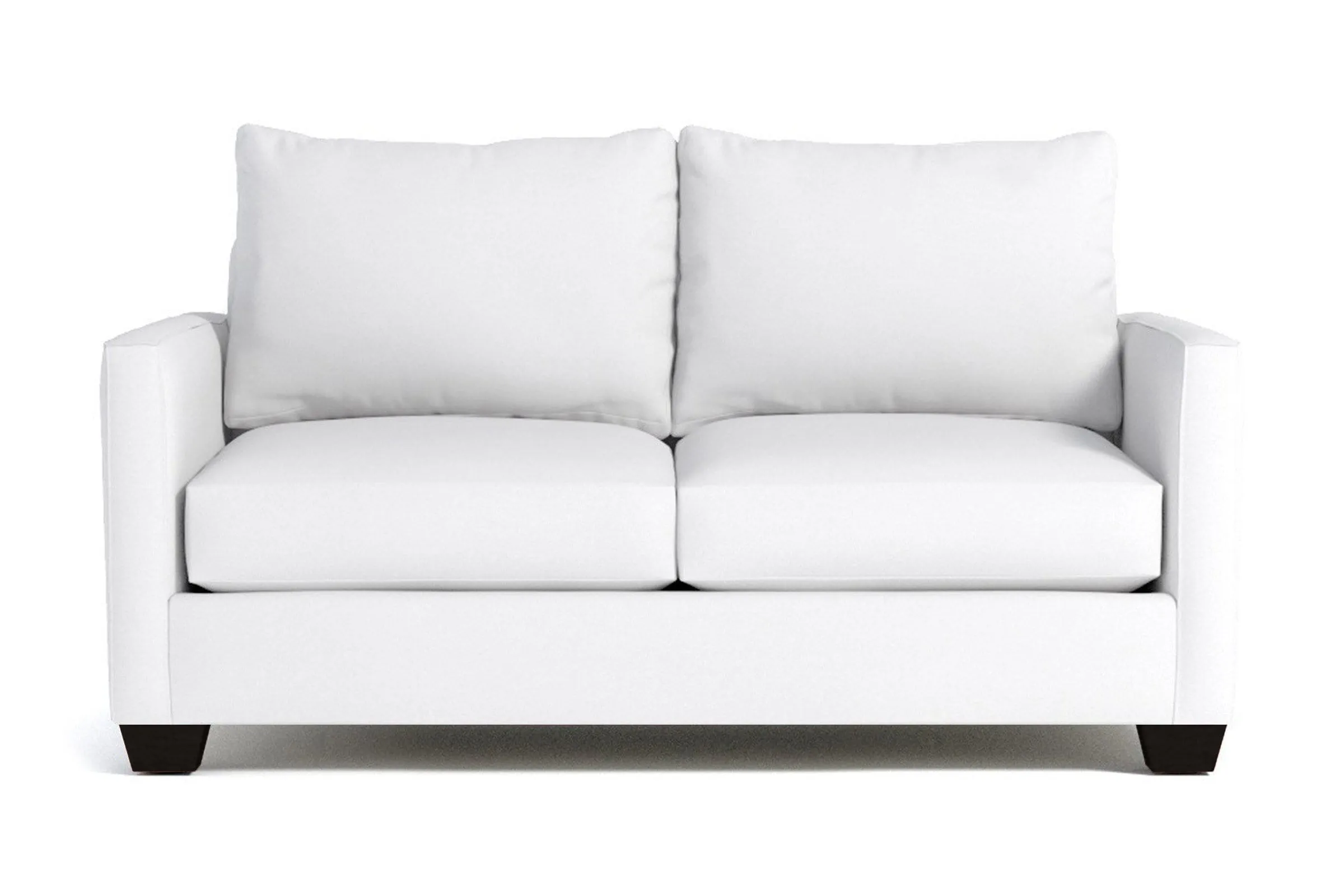 Tuxedo Apartment Size Sofa :: Leg Finish: Espresso / Size: Apartment Size - 69"w