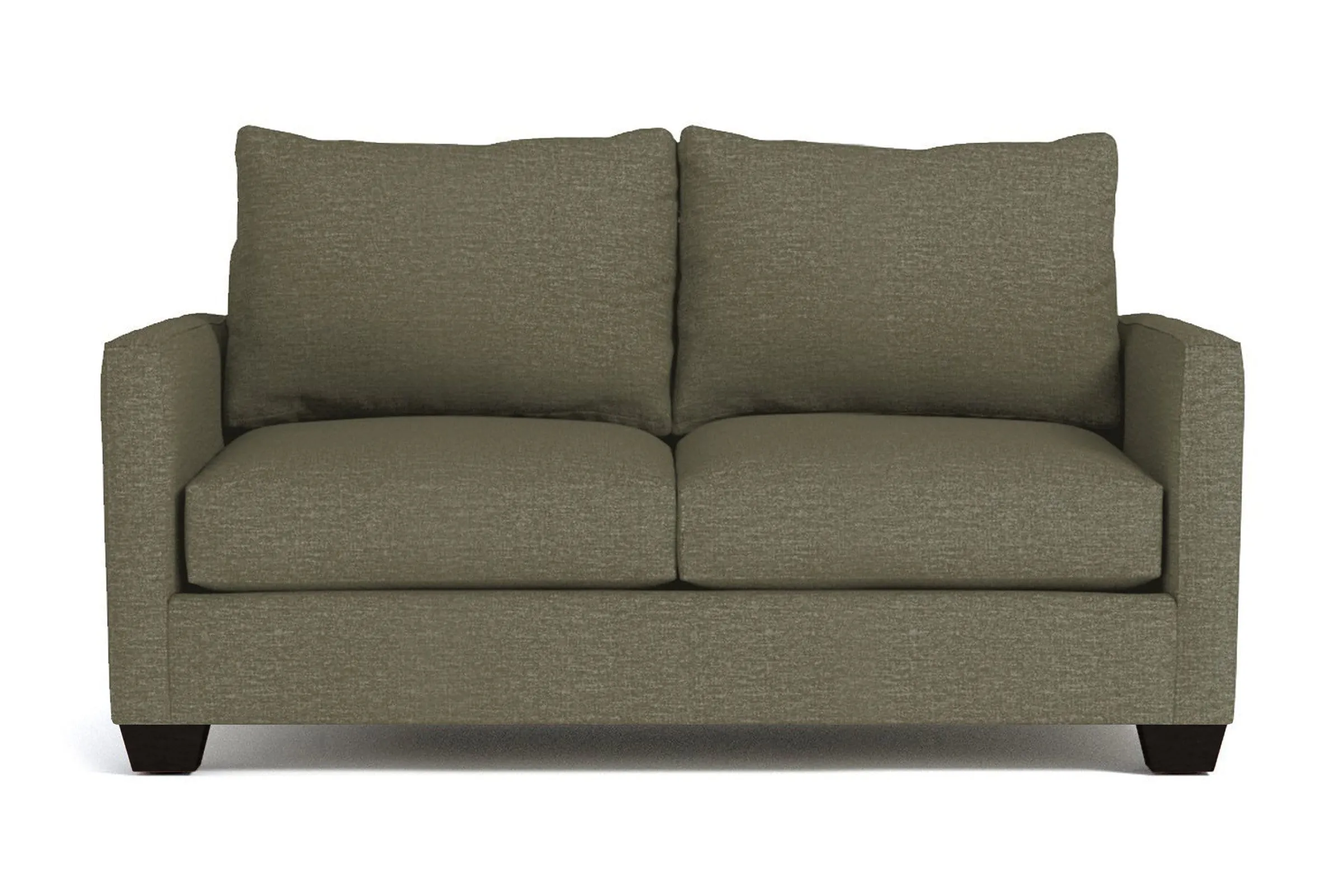 Tuxedo Apartment Size Sofa :: Leg Finish: Espresso / Size: Apartment Size - 69"w
