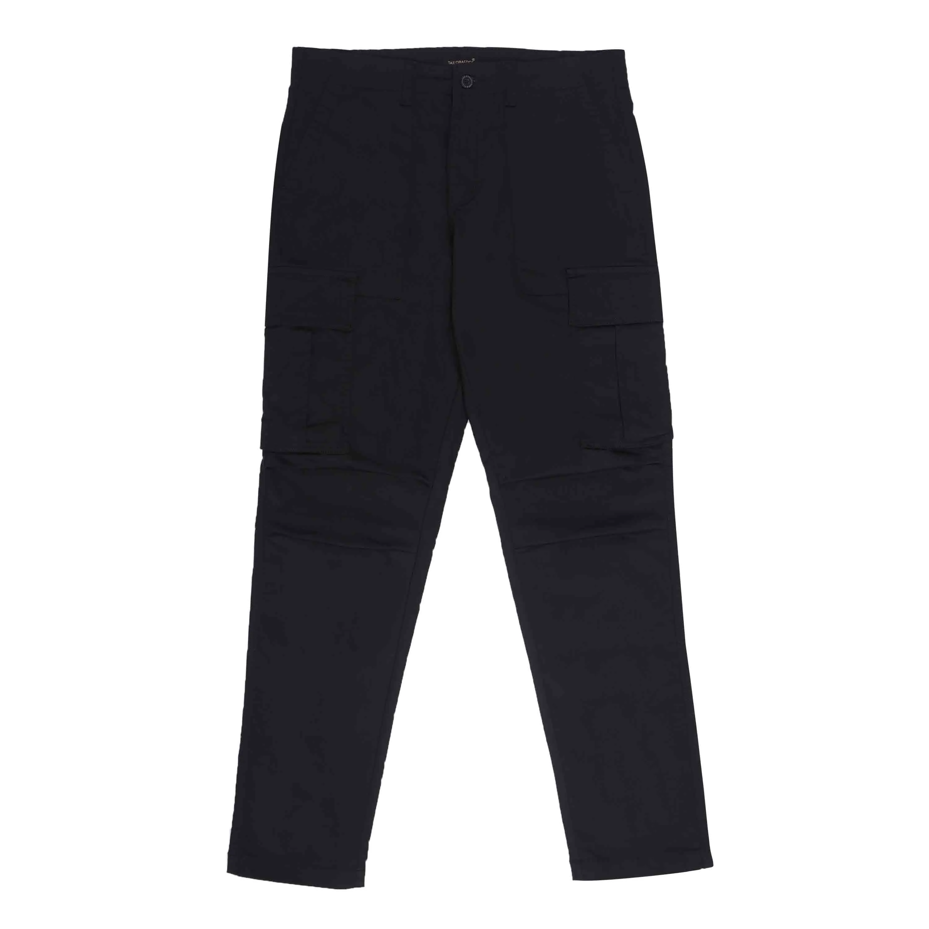 Ultra Stretch Straight Fit Black Cargo