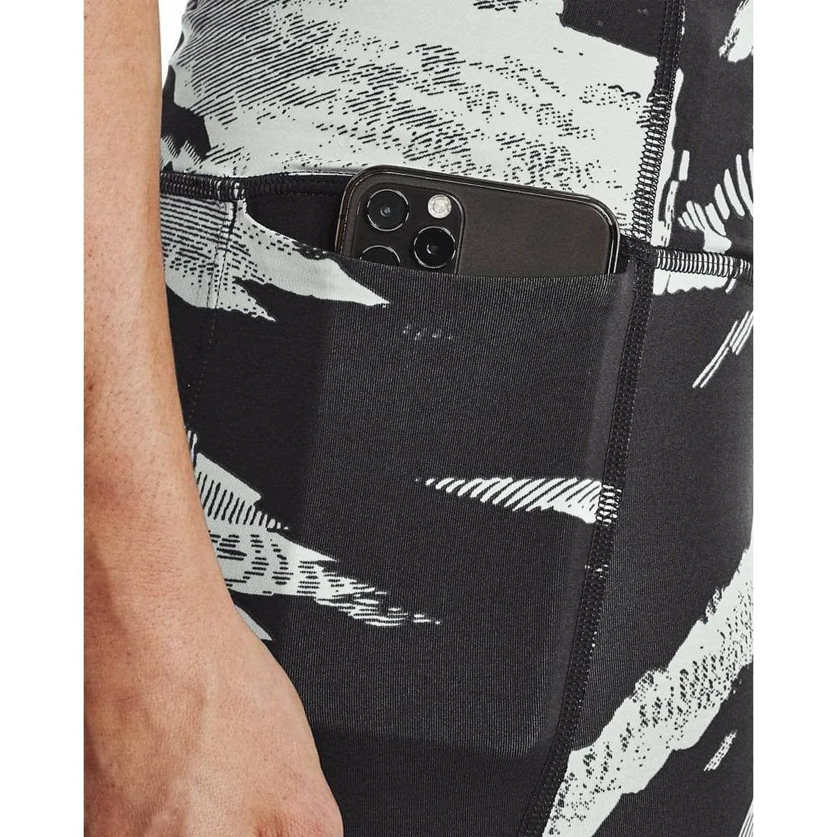 Under Armour OutRun The Storm Womens Long Running Tights - Grey