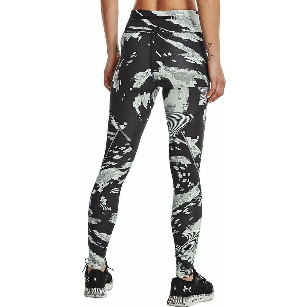 Under Armour OutRun The Storm Womens Long Running Tights - Grey