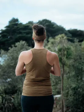 Women's MerinoSilk Herff Tank Kelp