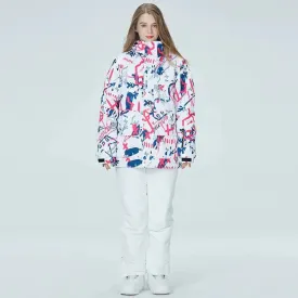 Women's Ski Cargo Jacket & Overall Pants Ski Suits