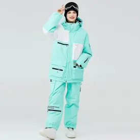 Women's Snow Activewear Insulated Cargo Jacket & Pants