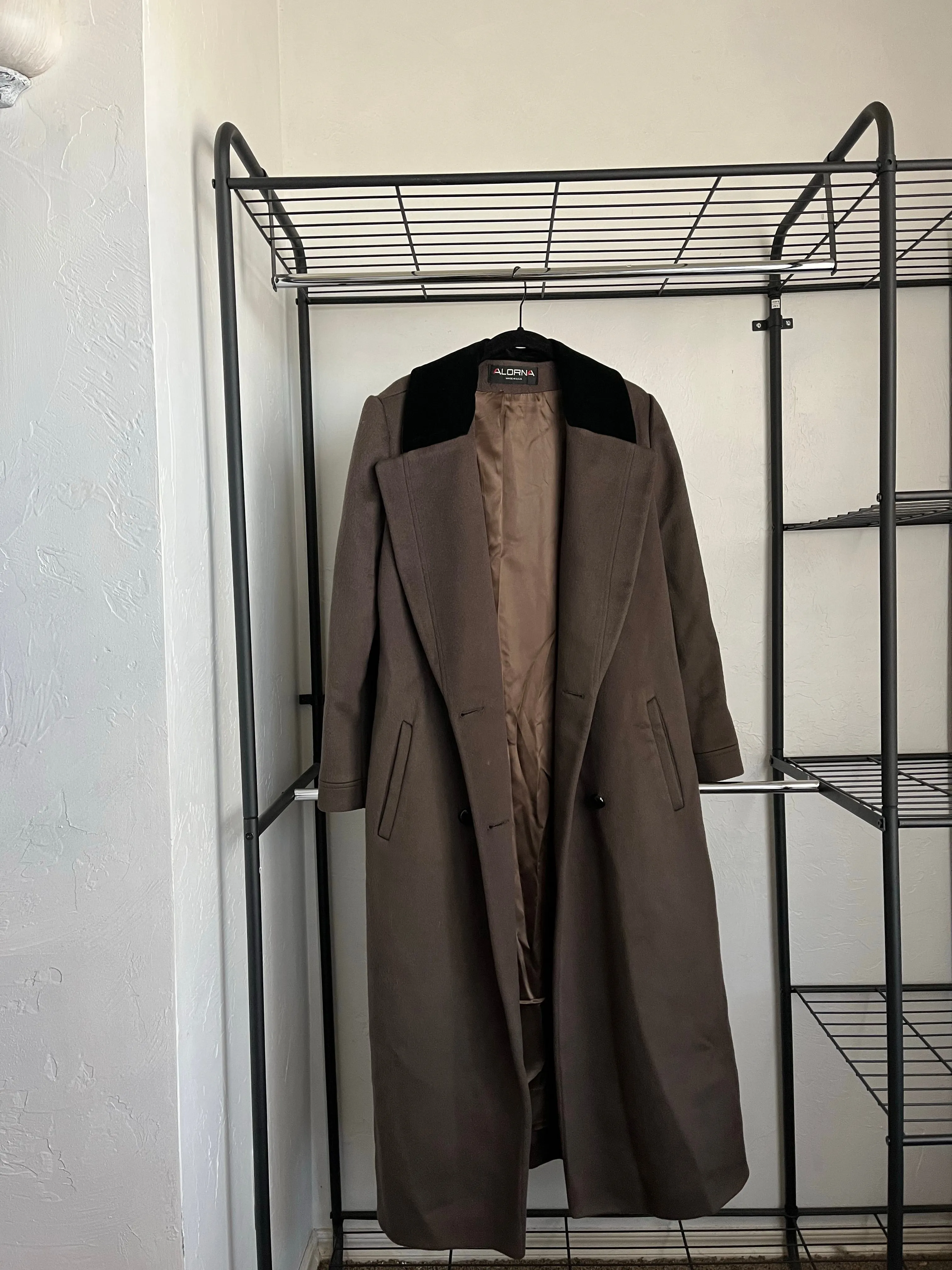 Wool overcoat